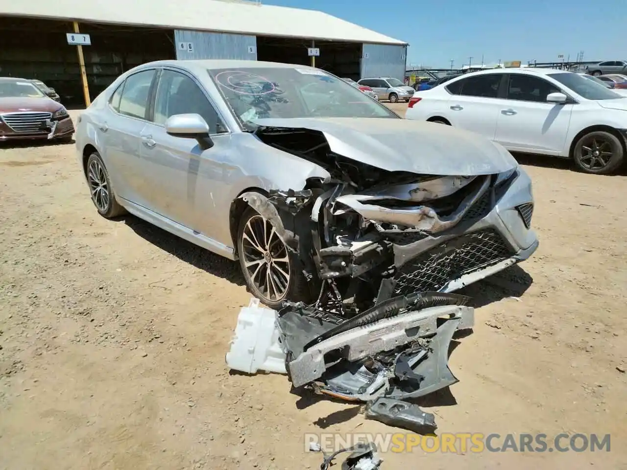 1 Photograph of a damaged car 4T1B11HK8KU741151 TOYOTA CAMRY 2019