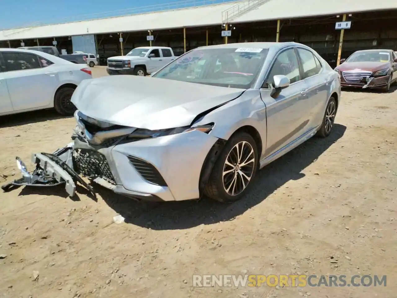 2 Photograph of a damaged car 4T1B11HK8KU741151 TOYOTA CAMRY 2019