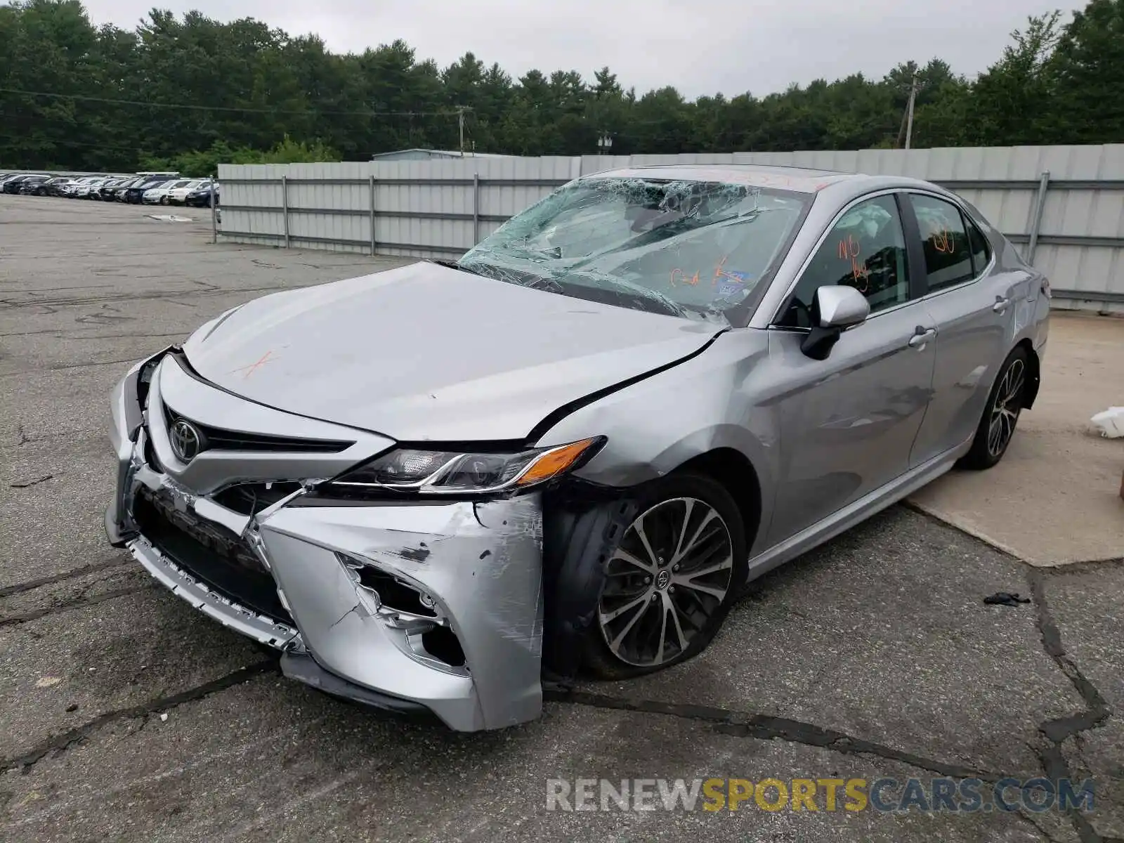 2 Photograph of a damaged car 4T1B11HK8KU741280 TOYOTA CAMRY 2019