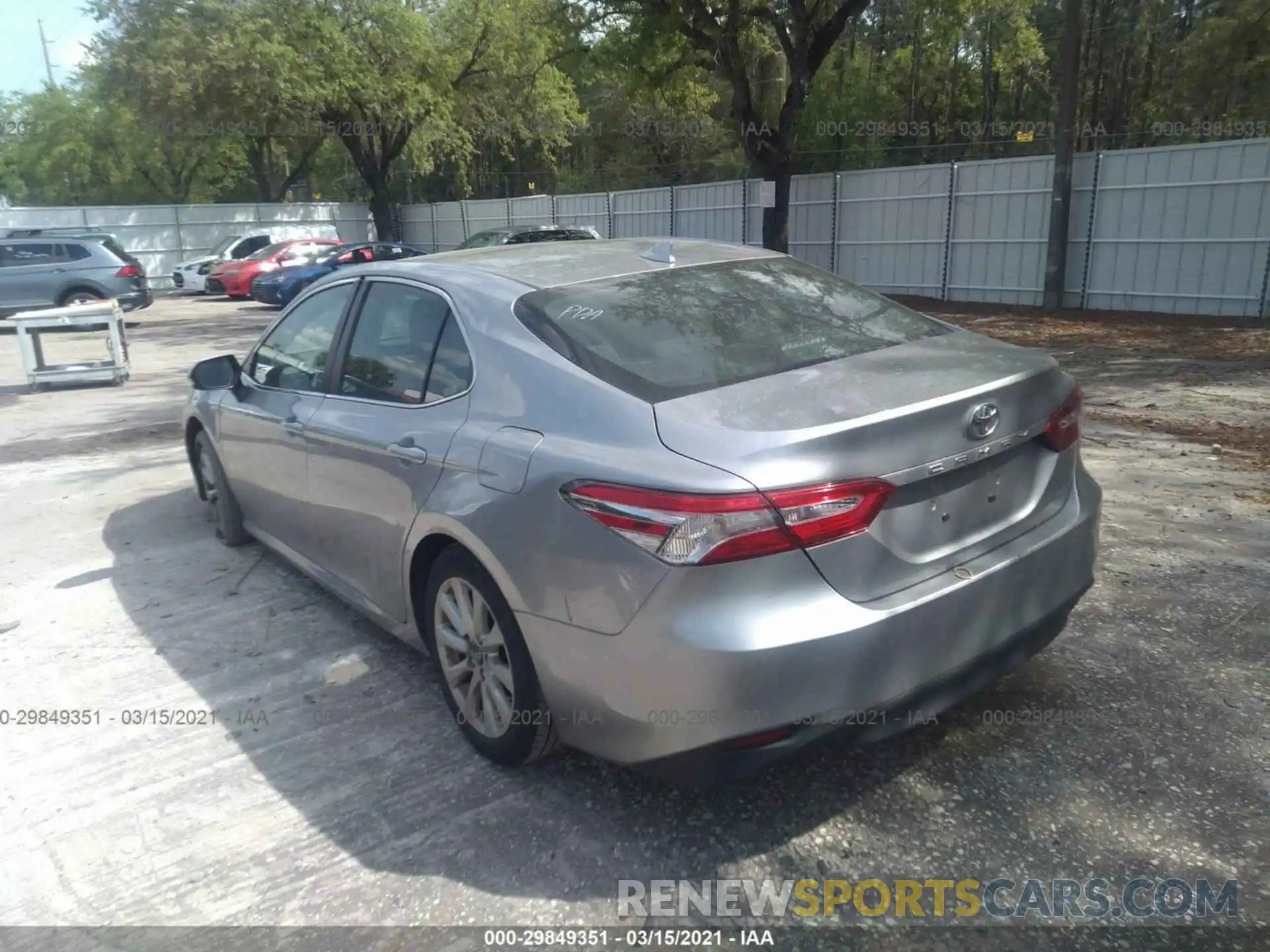 3 Photograph of a damaged car 4T1B11HK8KU741747 TOYOTA CAMRY 2019