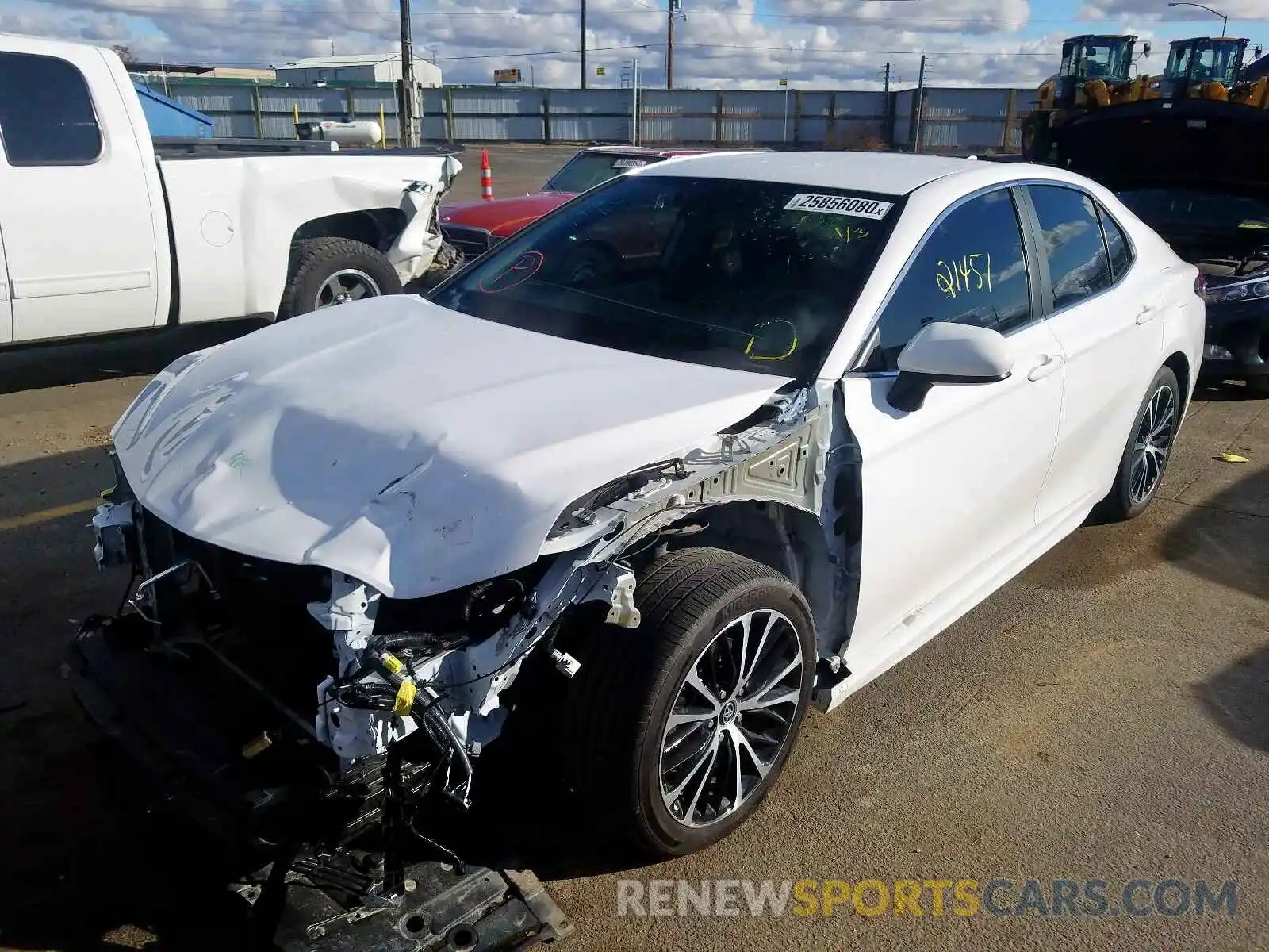 2 Photograph of a damaged car 4T1B11HK8KU742784 TOYOTA CAMRY 2019