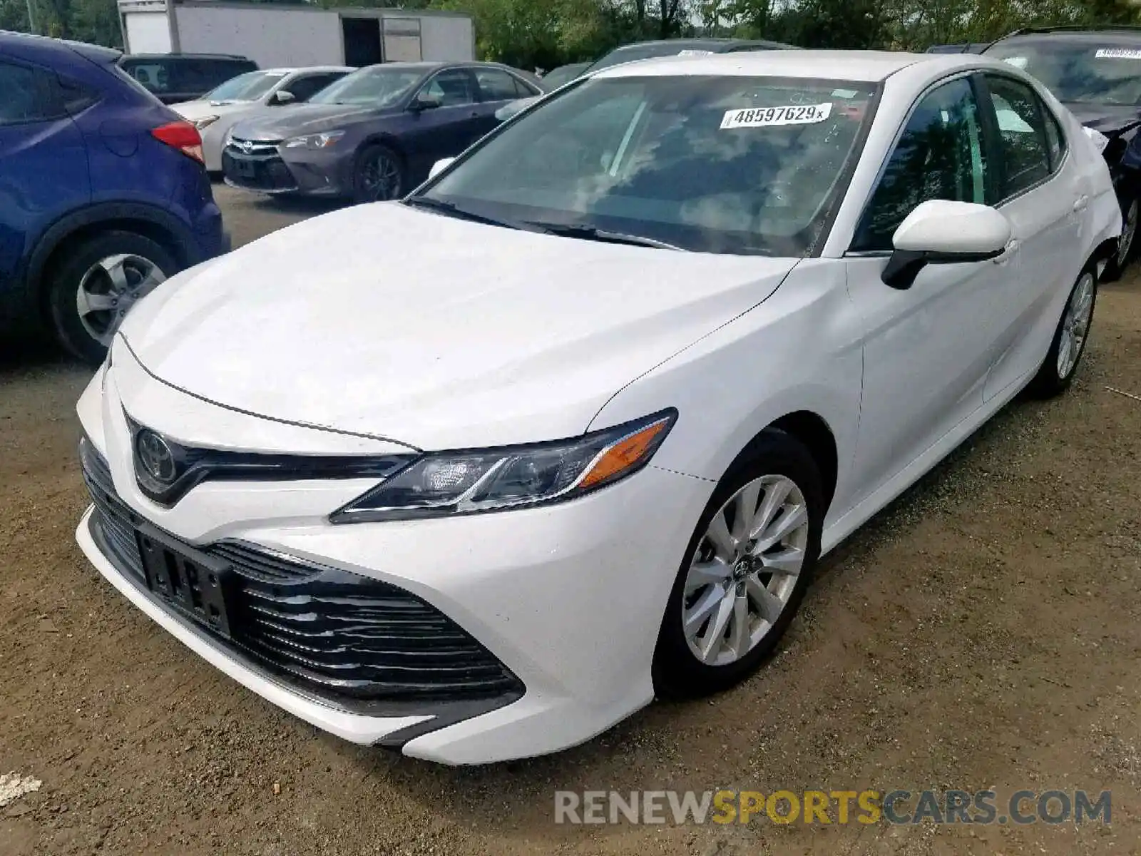 2 Photograph of a damaged car 4T1B11HK8KU743241 TOYOTA CAMRY 2019