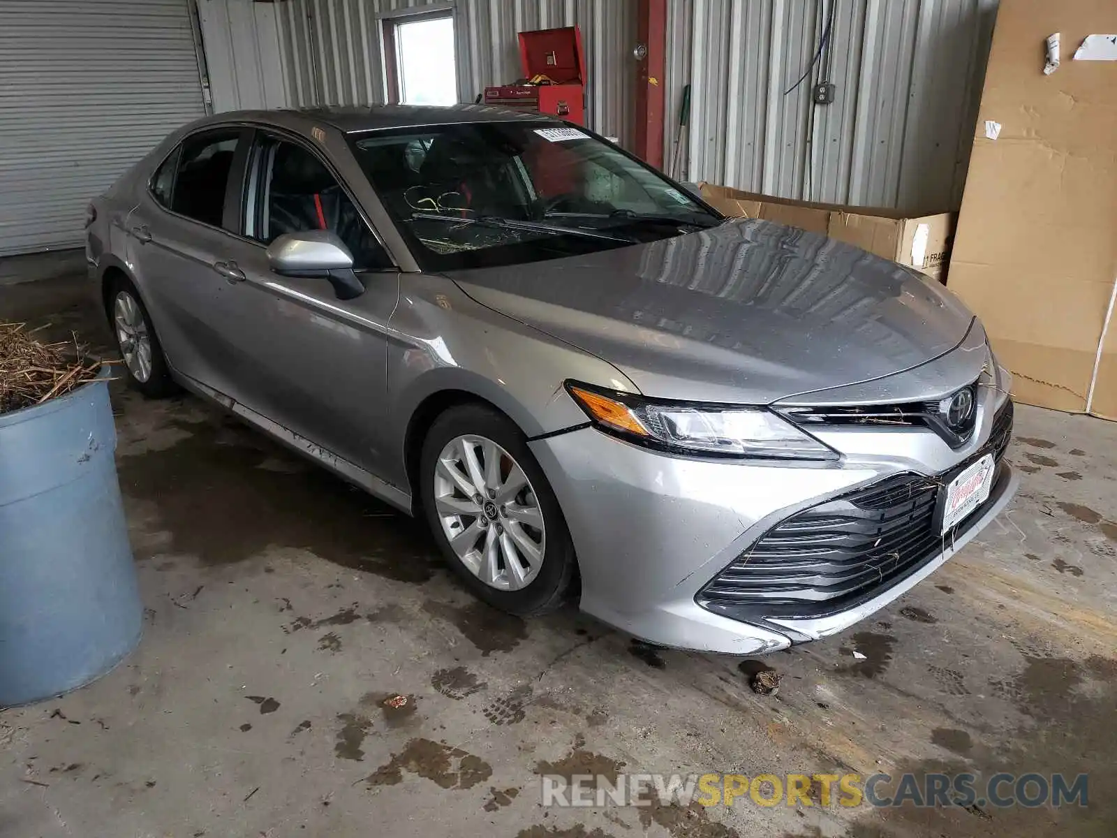 1 Photograph of a damaged car 4T1B11HK8KU743871 TOYOTA CAMRY 2019