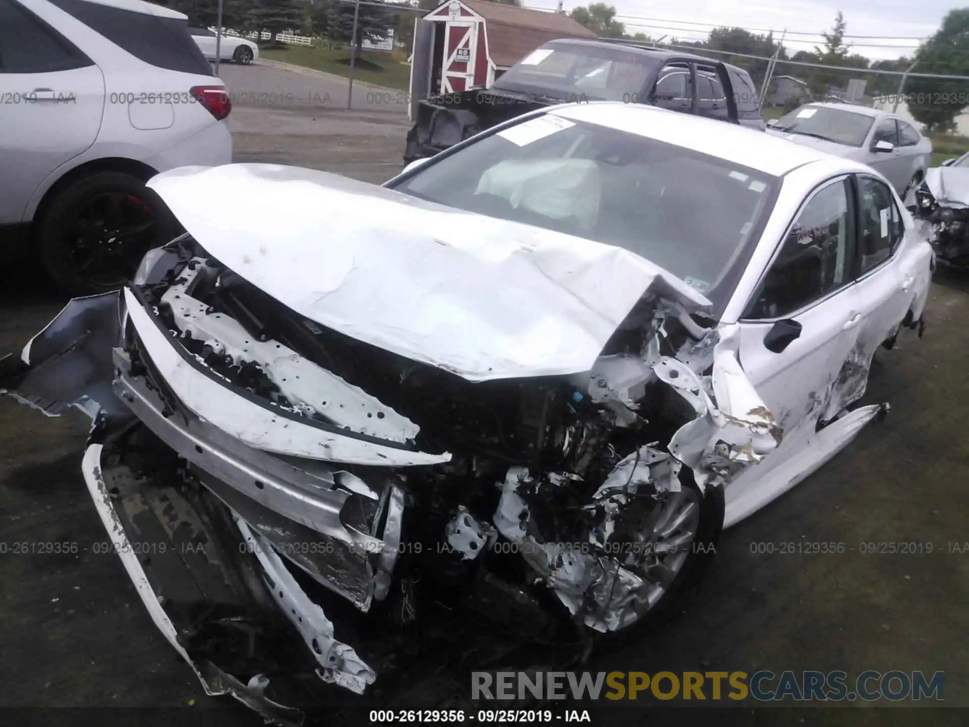 2 Photograph of a damaged car 4T1B11HK8KU744504 TOYOTA CAMRY 2019