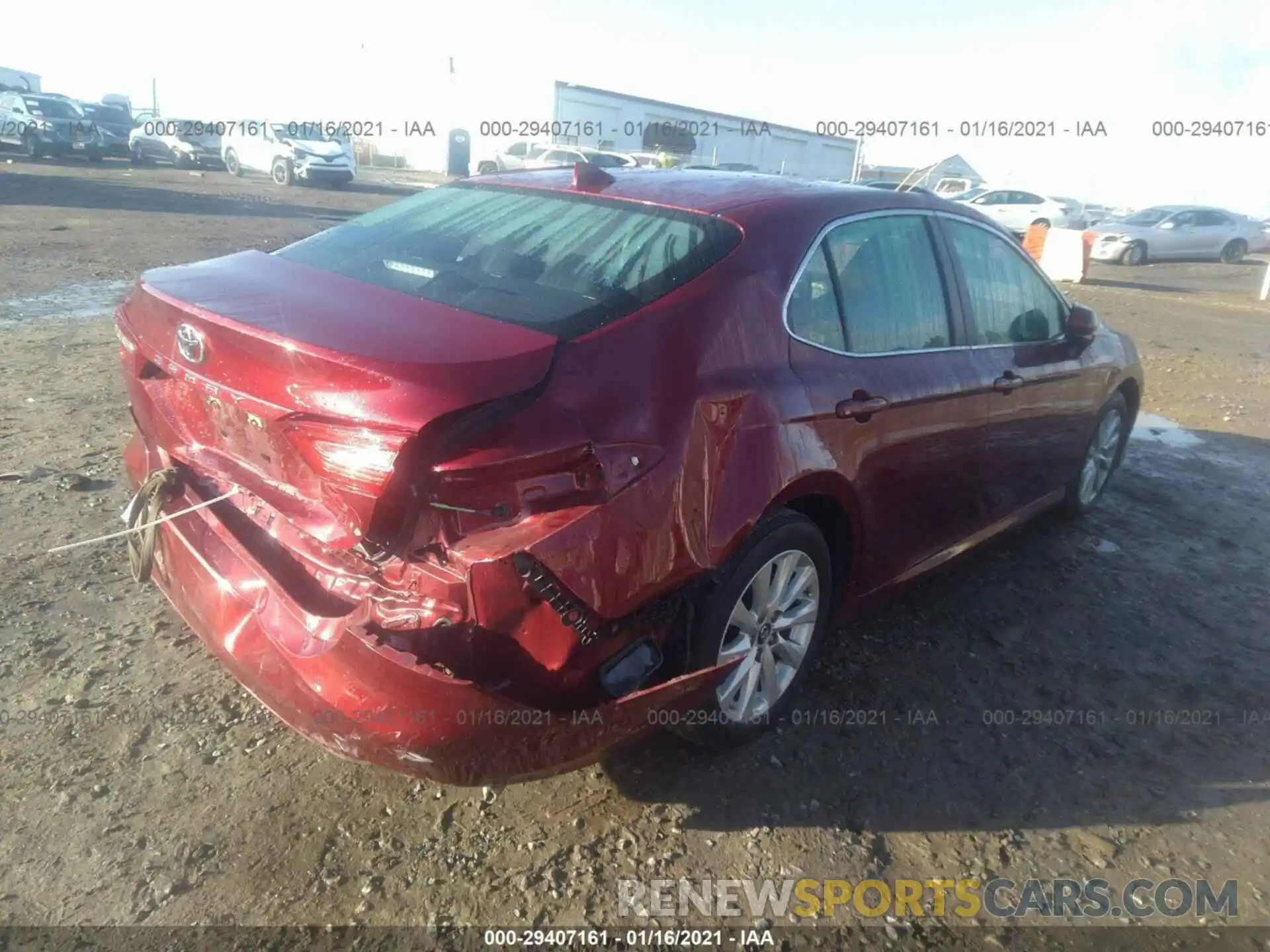 4 Photograph of a damaged car 4T1B11HK8KU744695 TOYOTA CAMRY 2019