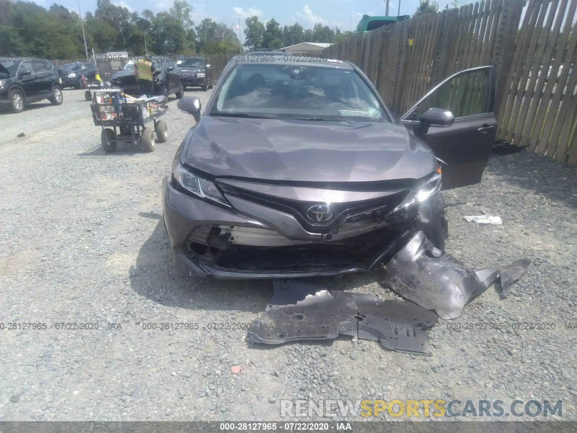 6 Photograph of a damaged car 4T1B11HK8KU745054 TOYOTA CAMRY 2019