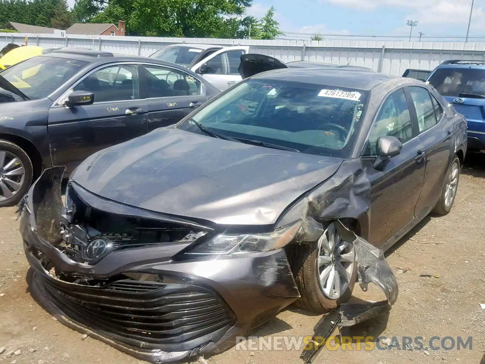 2 Photograph of a damaged car 4T1B11HK8KU745748 TOYOTA CAMRY 2019