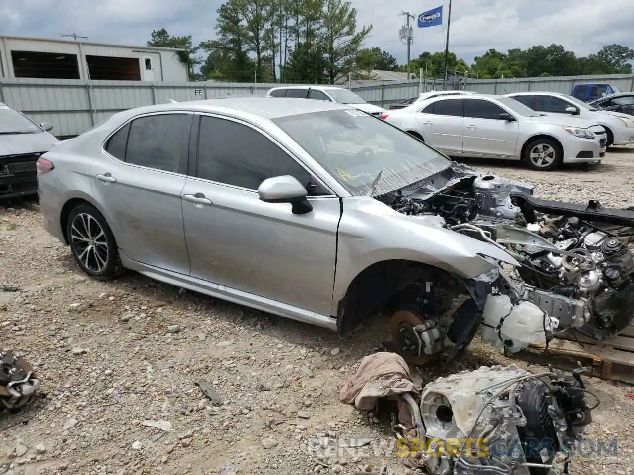 1 Photograph of a damaged car 4T1B11HK8KU746351 TOYOTA CAMRY 2019