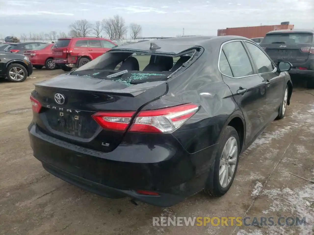 4 Photograph of a damaged car 4T1B11HK8KU746818 TOYOTA CAMRY 2019