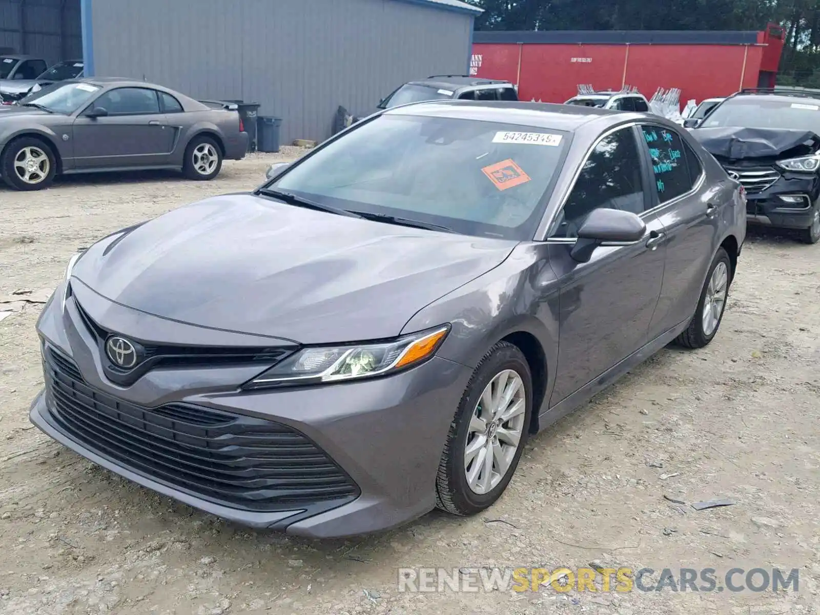 2 Photograph of a damaged car 4T1B11HK8KU747712 TOYOTA CAMRY 2019