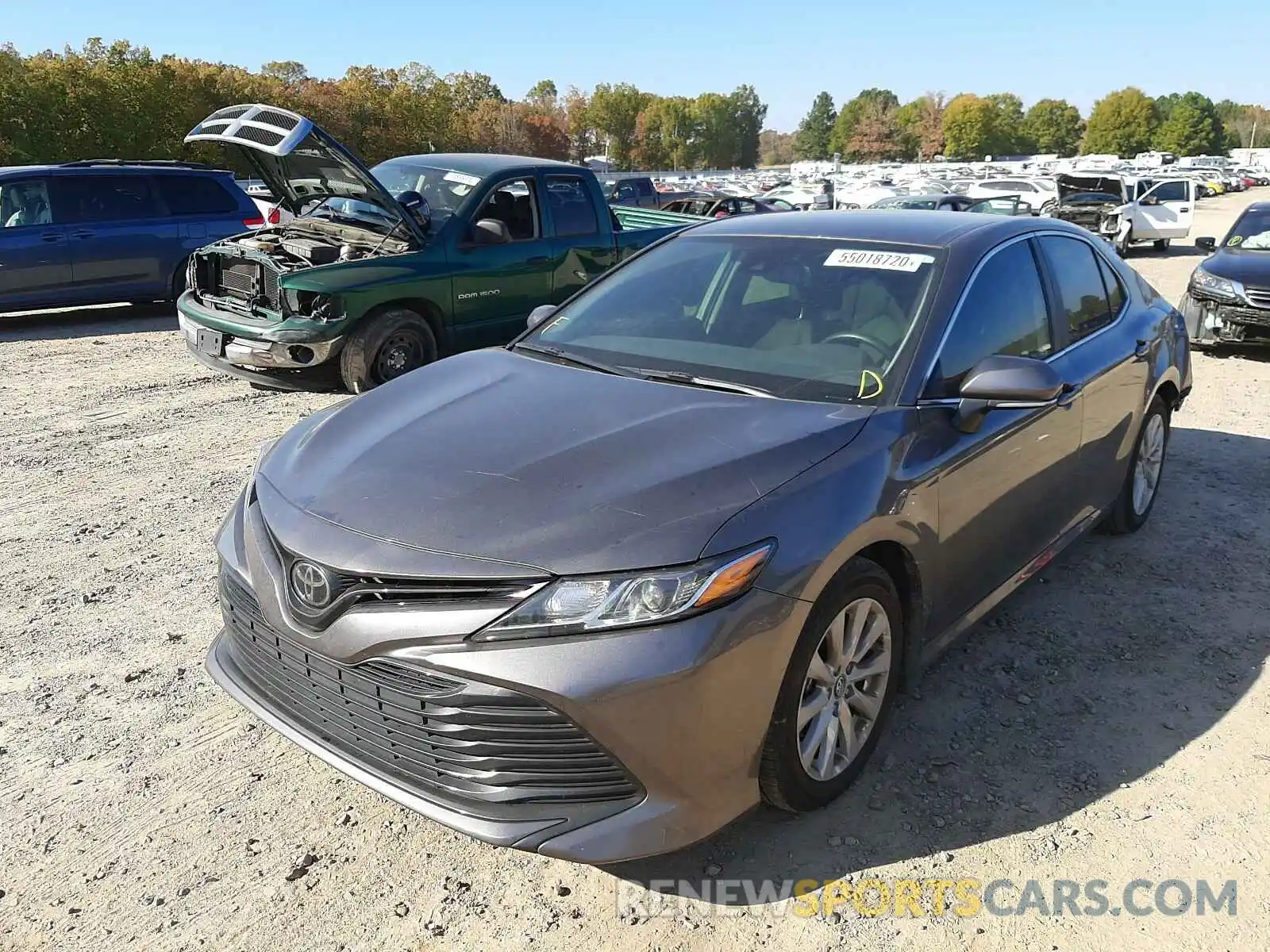 2 Photograph of a damaged car 4T1B11HK8KU748861 TOYOTA CAMRY 2019