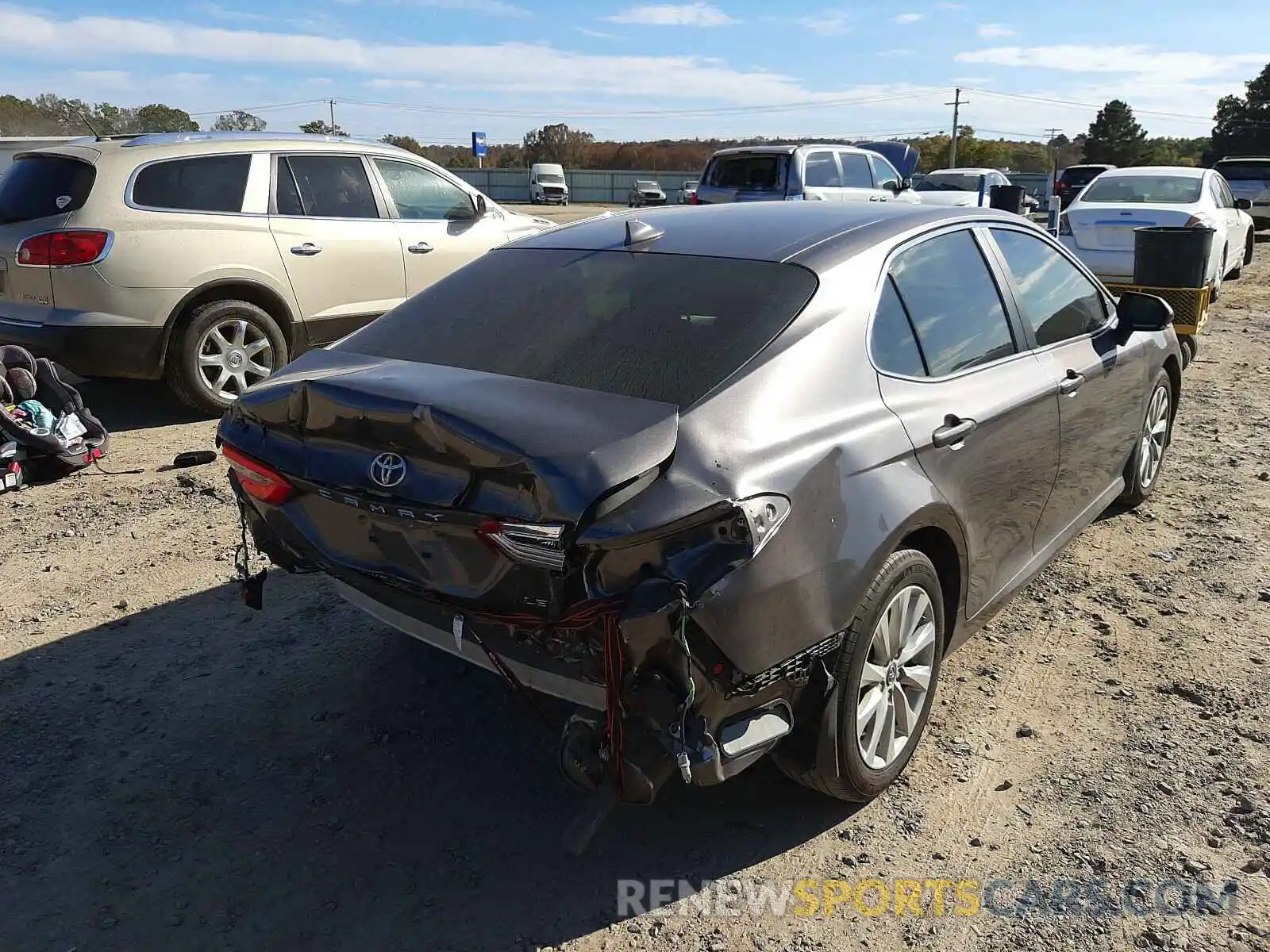 4 Photograph of a damaged car 4T1B11HK8KU748861 TOYOTA CAMRY 2019