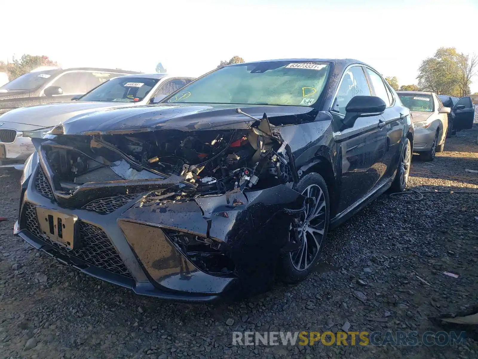 2 Photograph of a damaged car 4T1B11HK8KU748908 TOYOTA CAMRY 2019