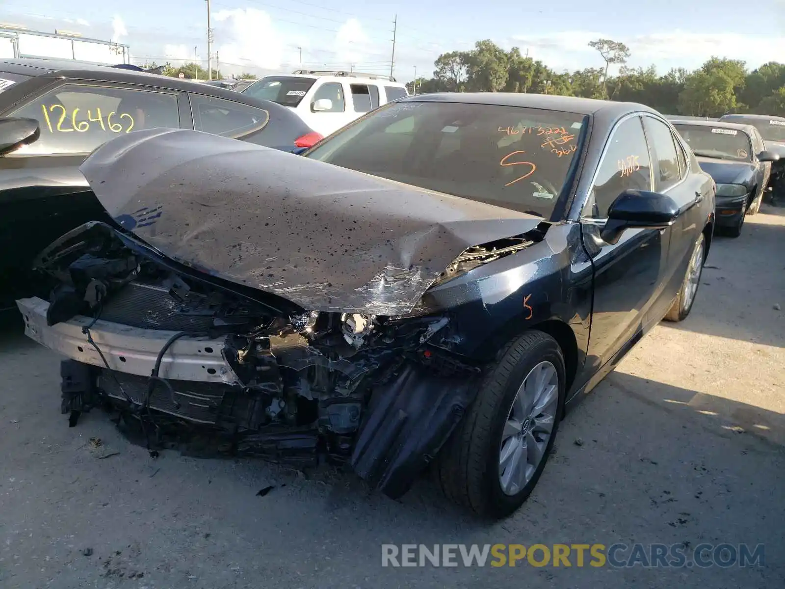 2 Photograph of a damaged car 4T1B11HK8KU750139 TOYOTA CAMRY 2019