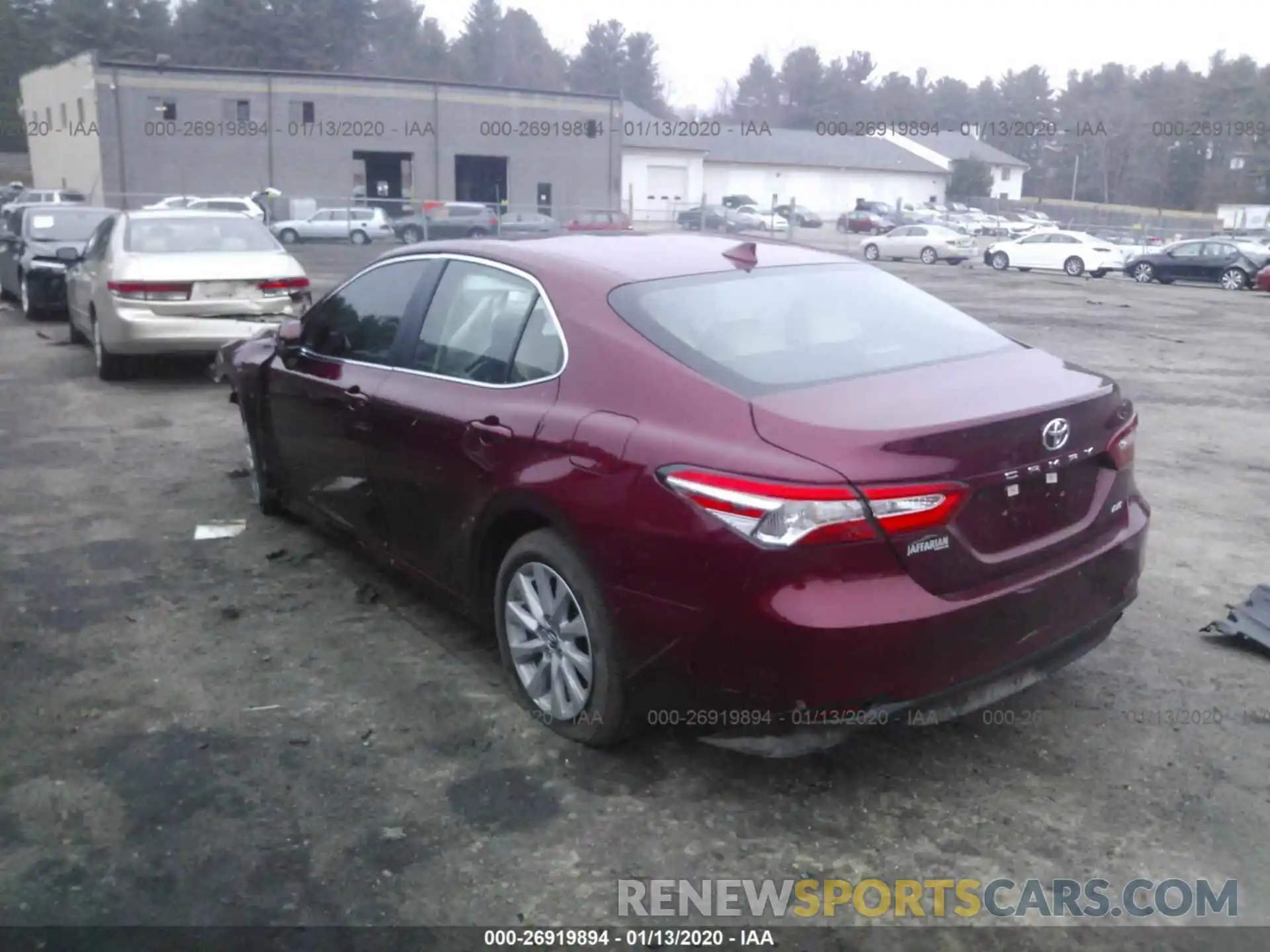 3 Photograph of a damaged car 4T1B11HK8KU752652 TOYOTA CAMRY 2019