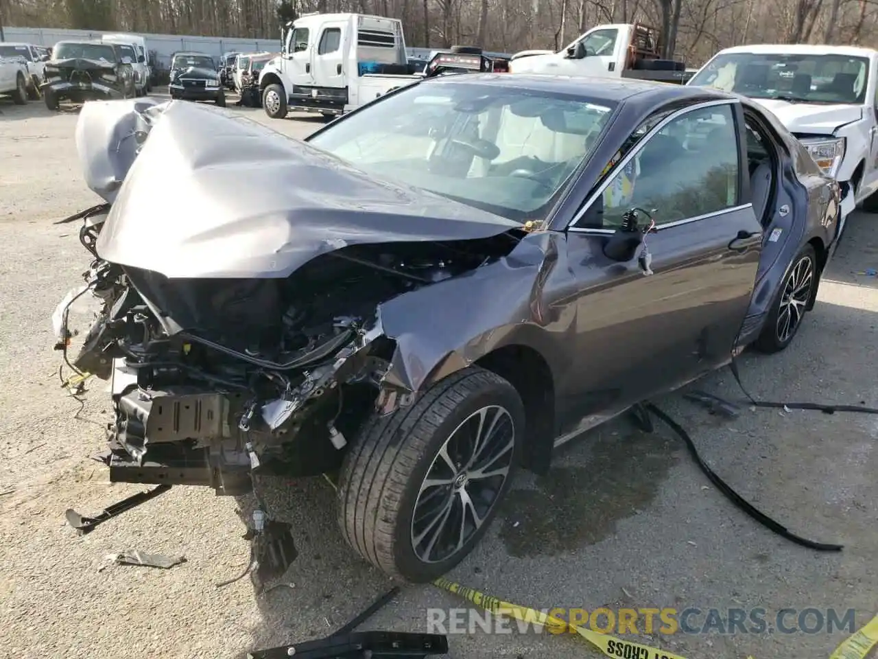 2 Photograph of a damaged car 4T1B11HK8KU753378 TOYOTA CAMRY 2019