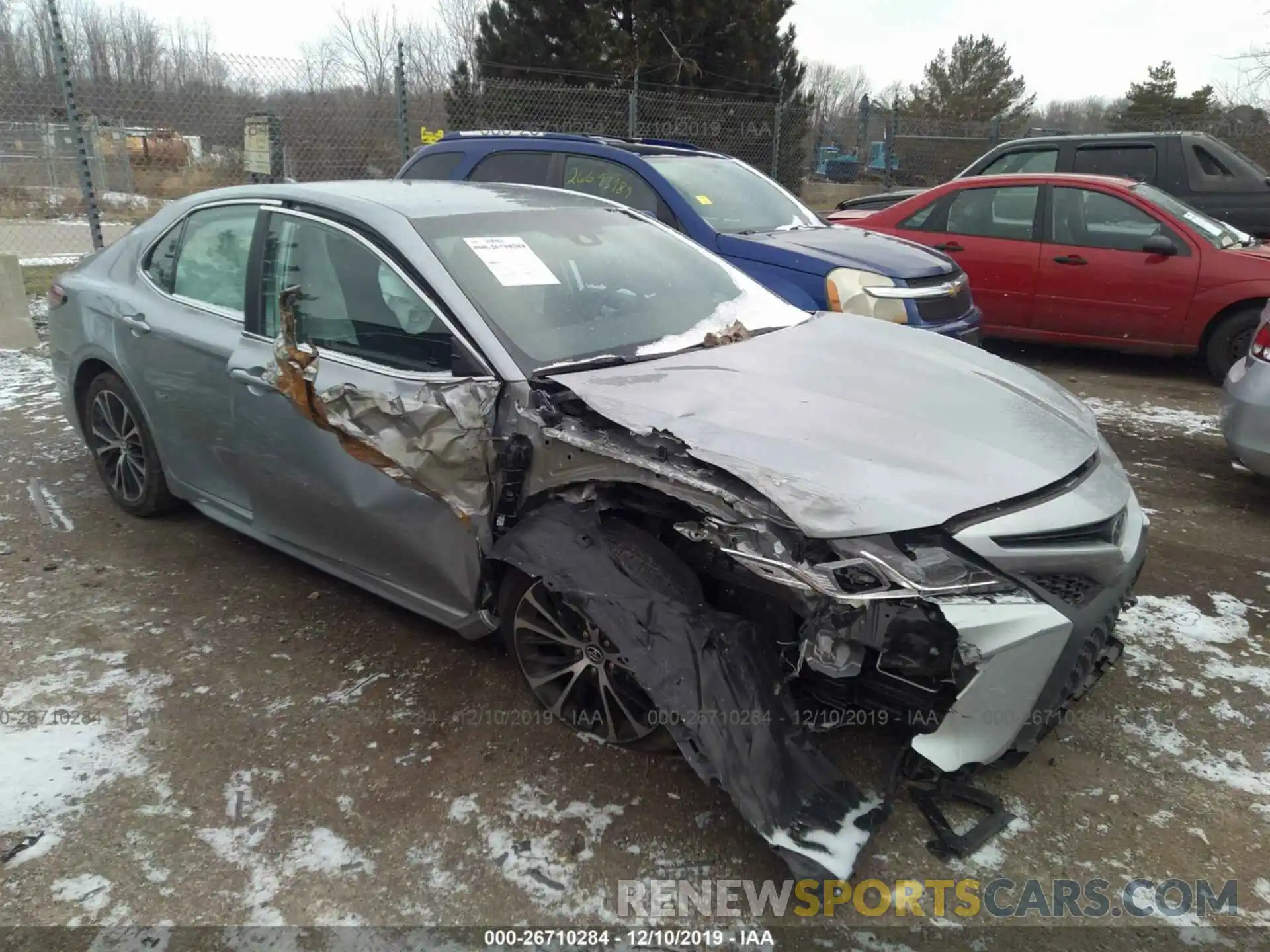 1 Photograph of a damaged car 4T1B11HK8KU755678 TOYOTA CAMRY 2019