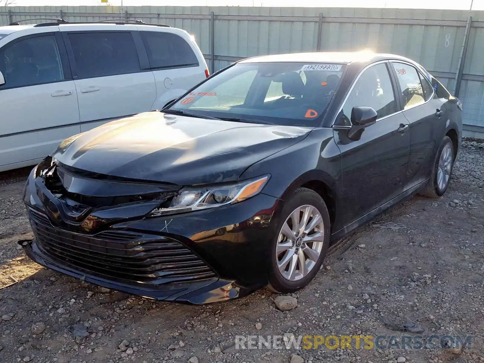 2 Photograph of a damaged car 4T1B11HK8KU757852 TOYOTA CAMRY 2019