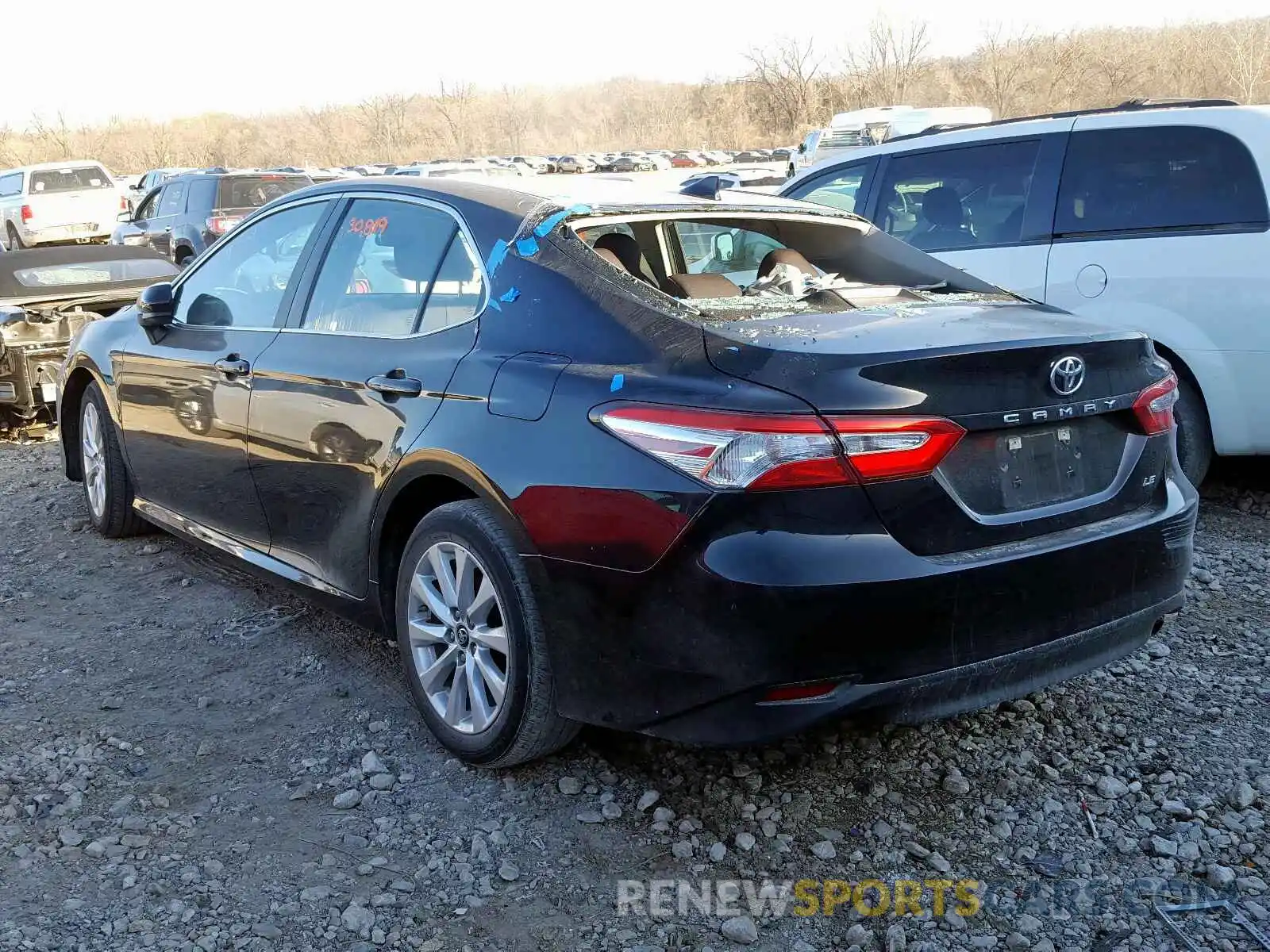 3 Photograph of a damaged car 4T1B11HK8KU757852 TOYOTA CAMRY 2019