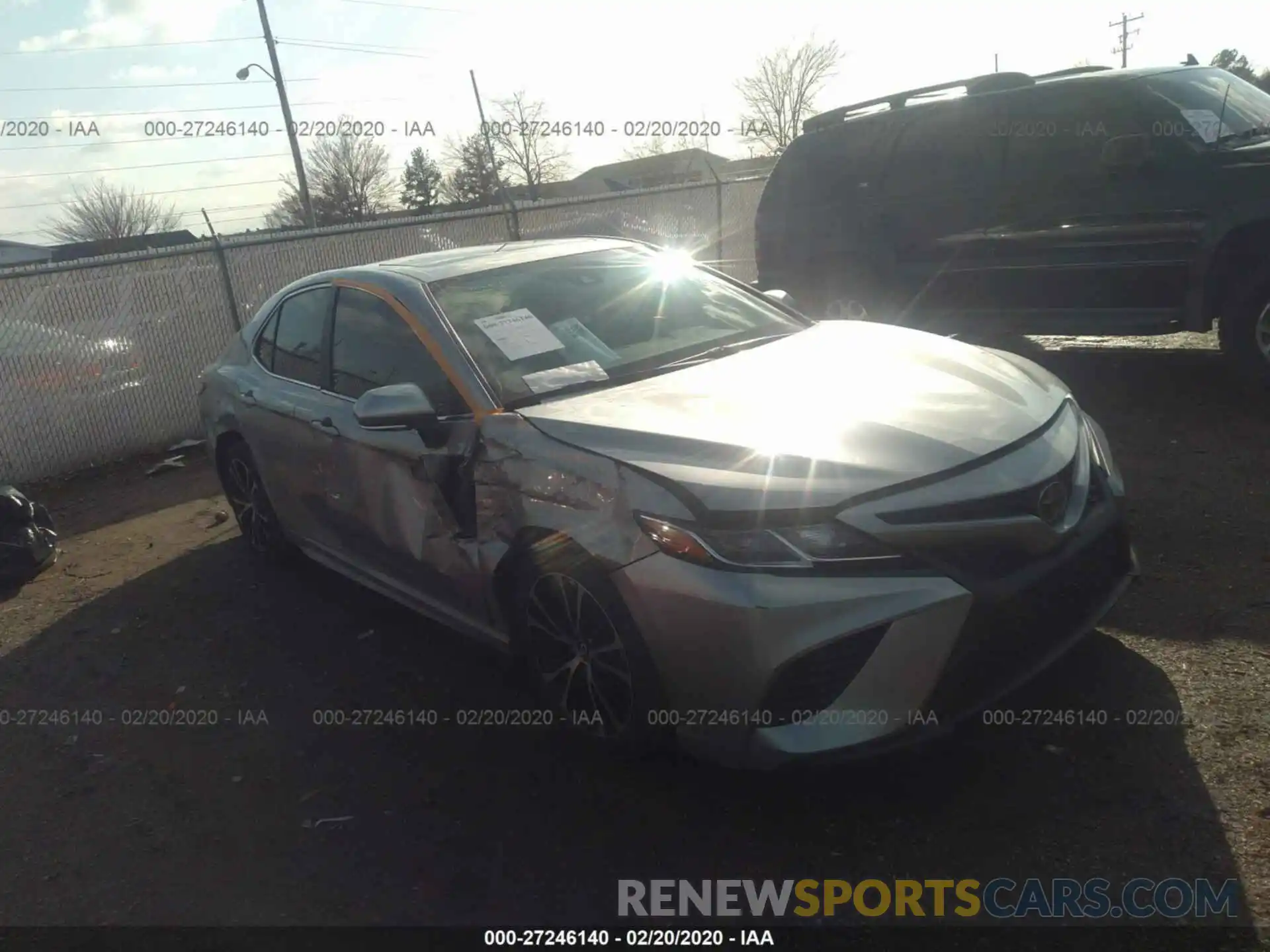 1 Photograph of a damaged car 4T1B11HK8KU758001 TOYOTA CAMRY 2019