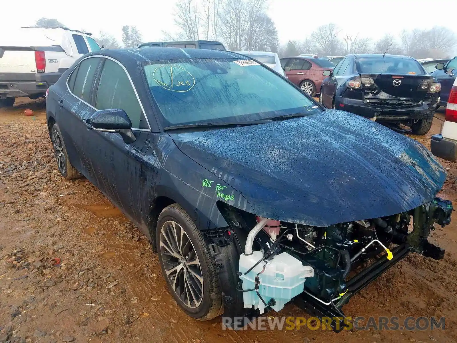 1 Photograph of a damaged car 4T1B11HK8KU758970 TOYOTA CAMRY 2019