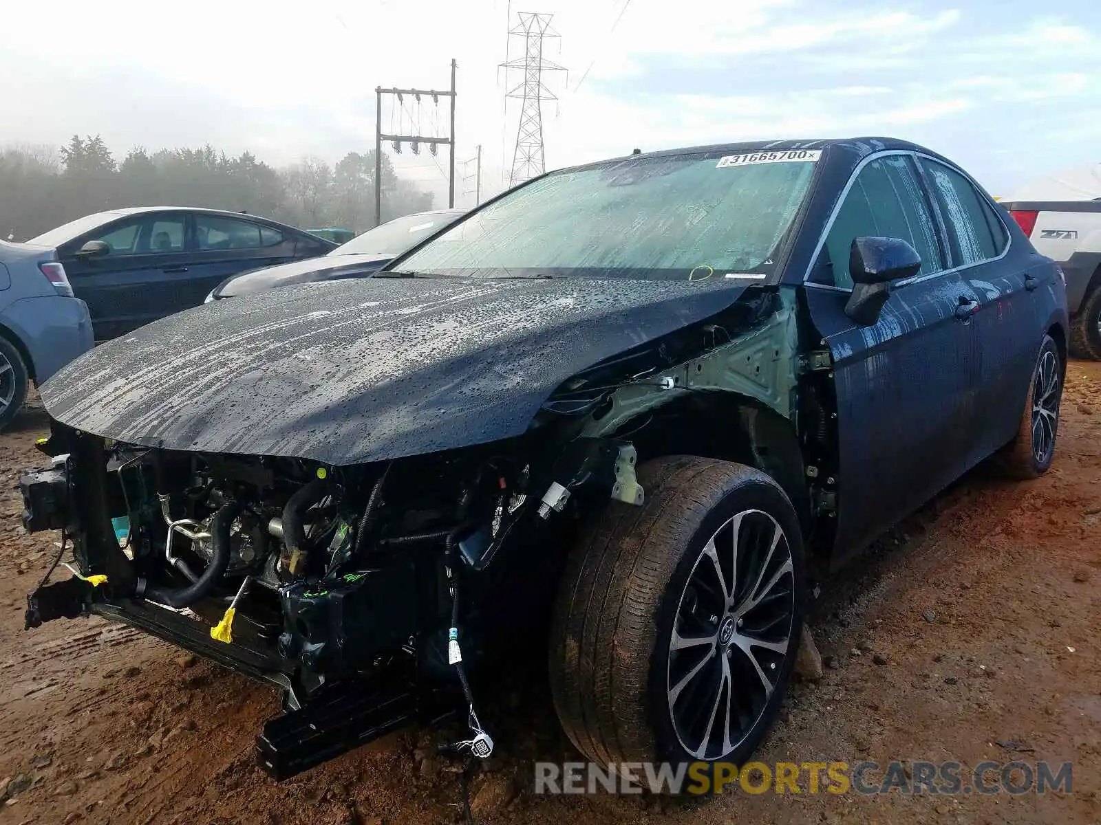 2 Photograph of a damaged car 4T1B11HK8KU758970 TOYOTA CAMRY 2019