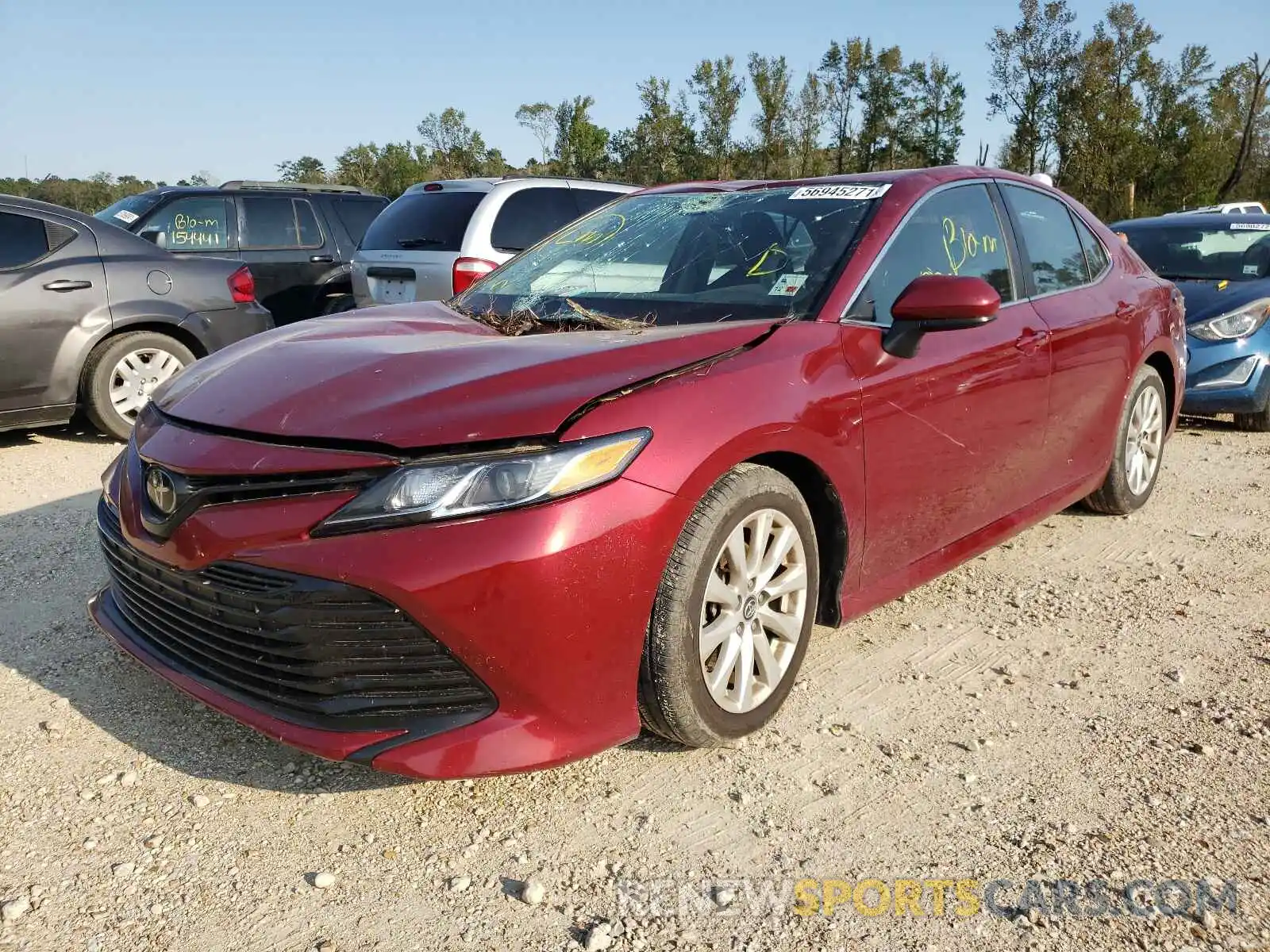 2 Photograph of a damaged car 4T1B11HK8KU759438 TOYOTA CAMRY 2019