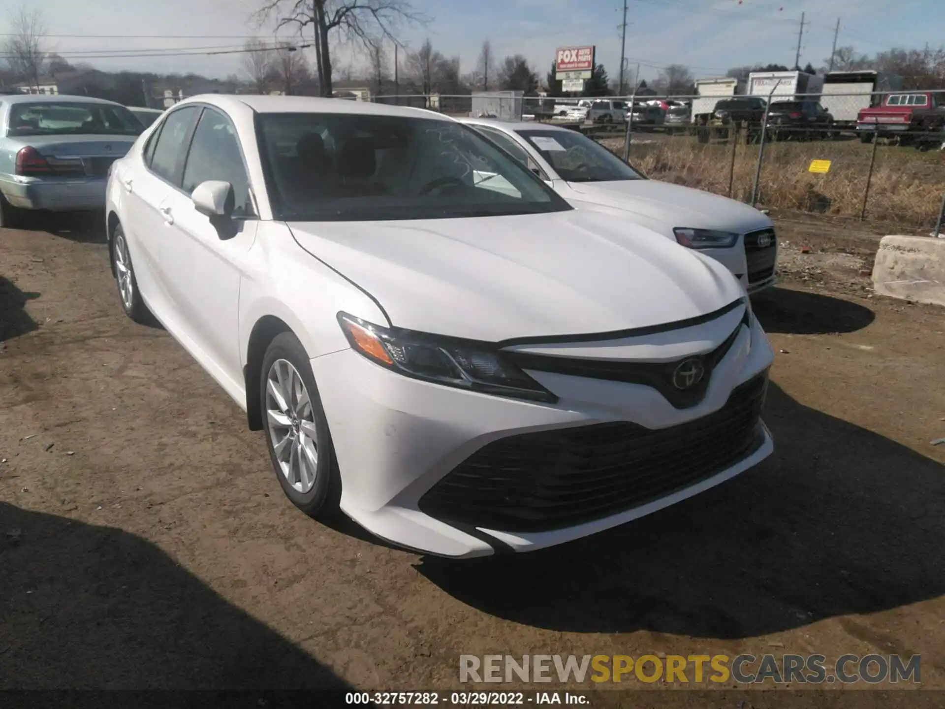 1 Photograph of a damaged car 4T1B11HK8KU762436 TOYOTA CAMRY 2019