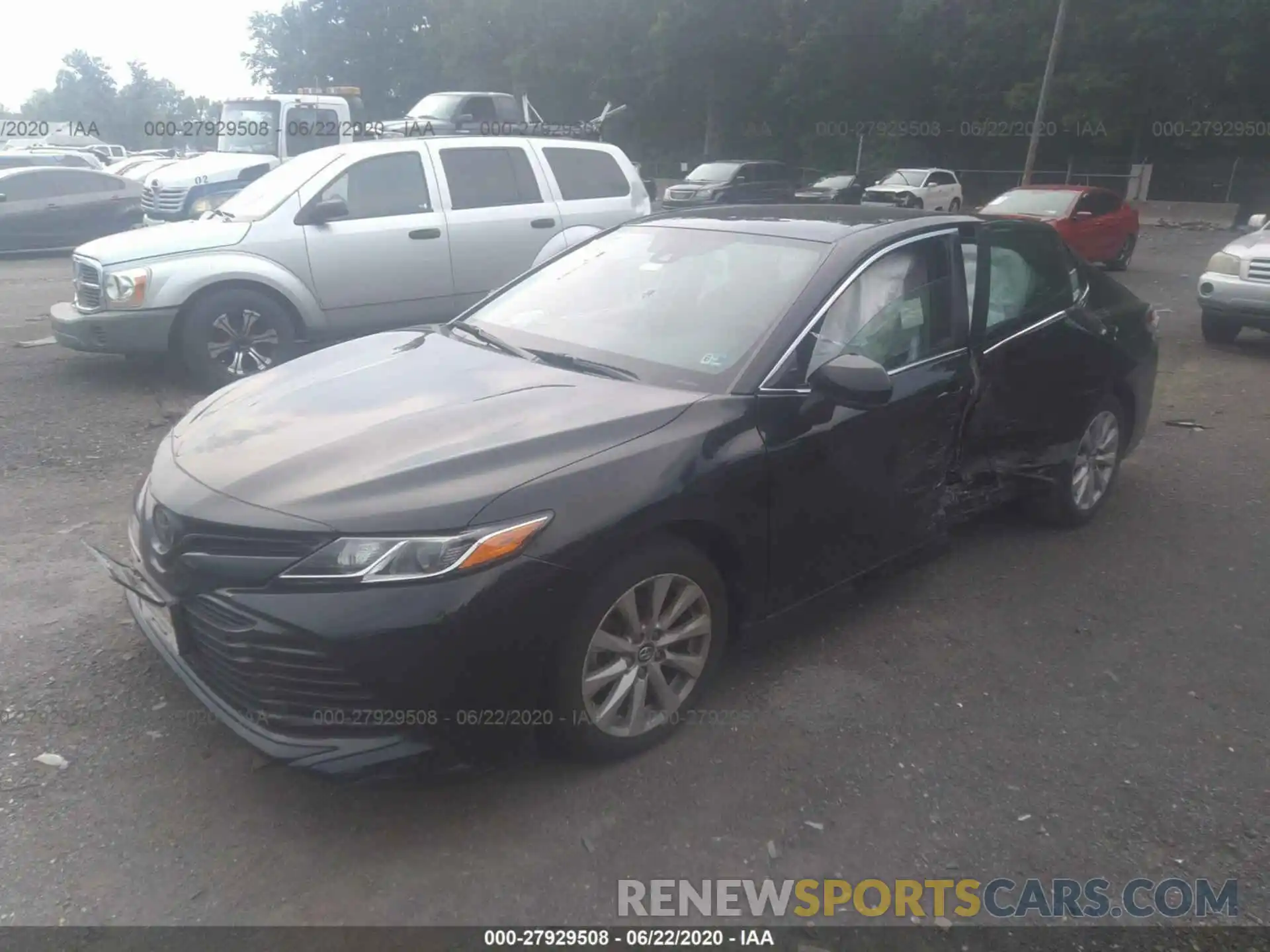 2 Photograph of a damaged car 4T1B11HK8KU763019 TOYOTA CAMRY 2019