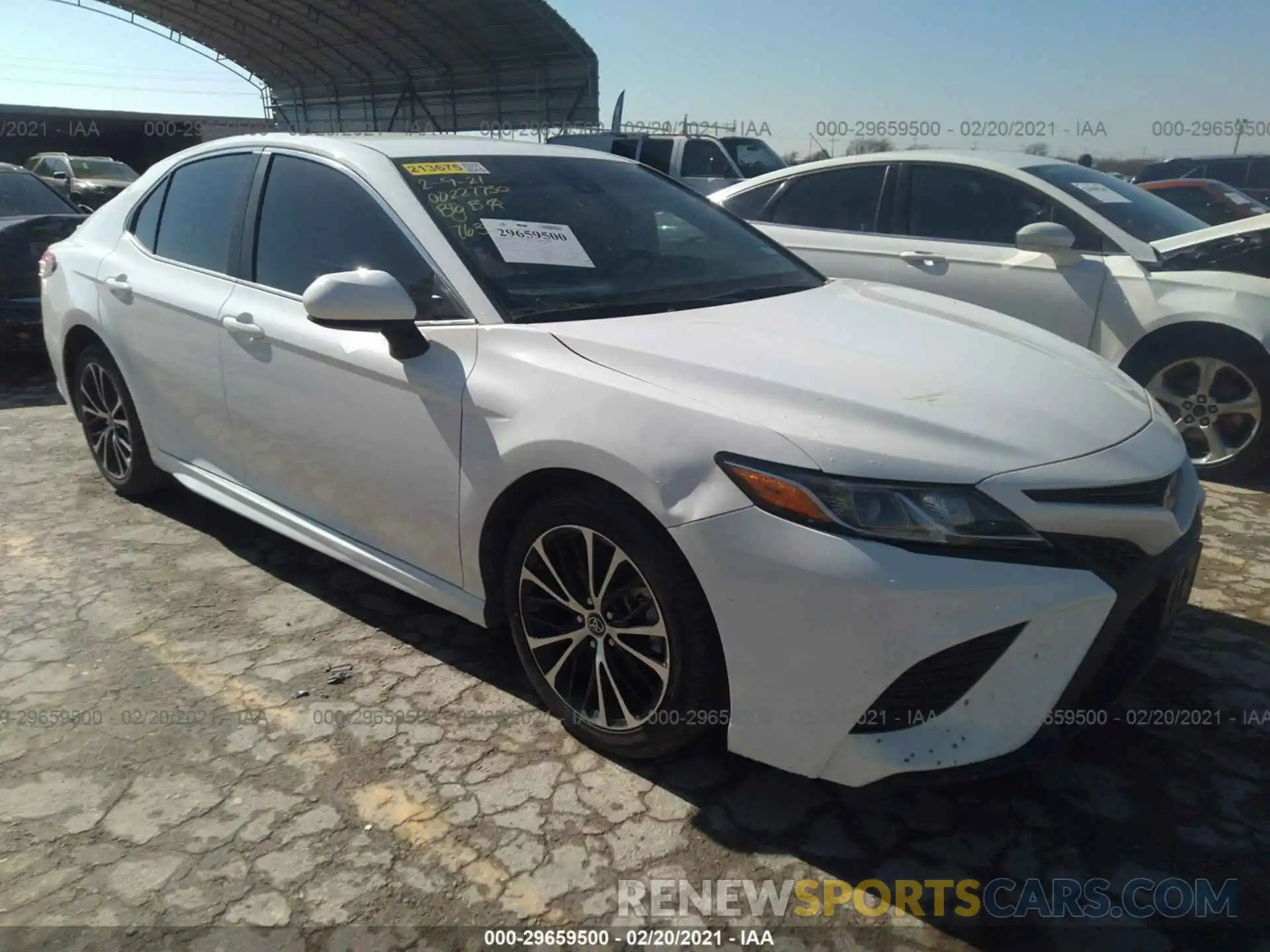 1 Photograph of a damaged car 4T1B11HK8KU763912 TOYOTA CAMRY 2019