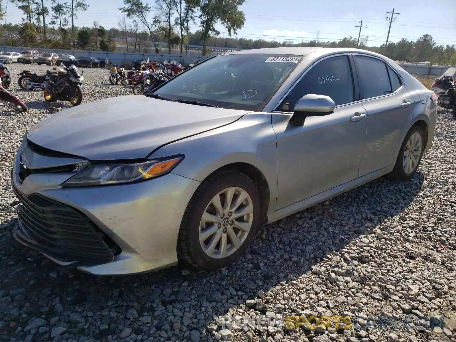 2 Photograph of a damaged car 4T1B11HK8KU764008 TOYOTA CAMRY 2019