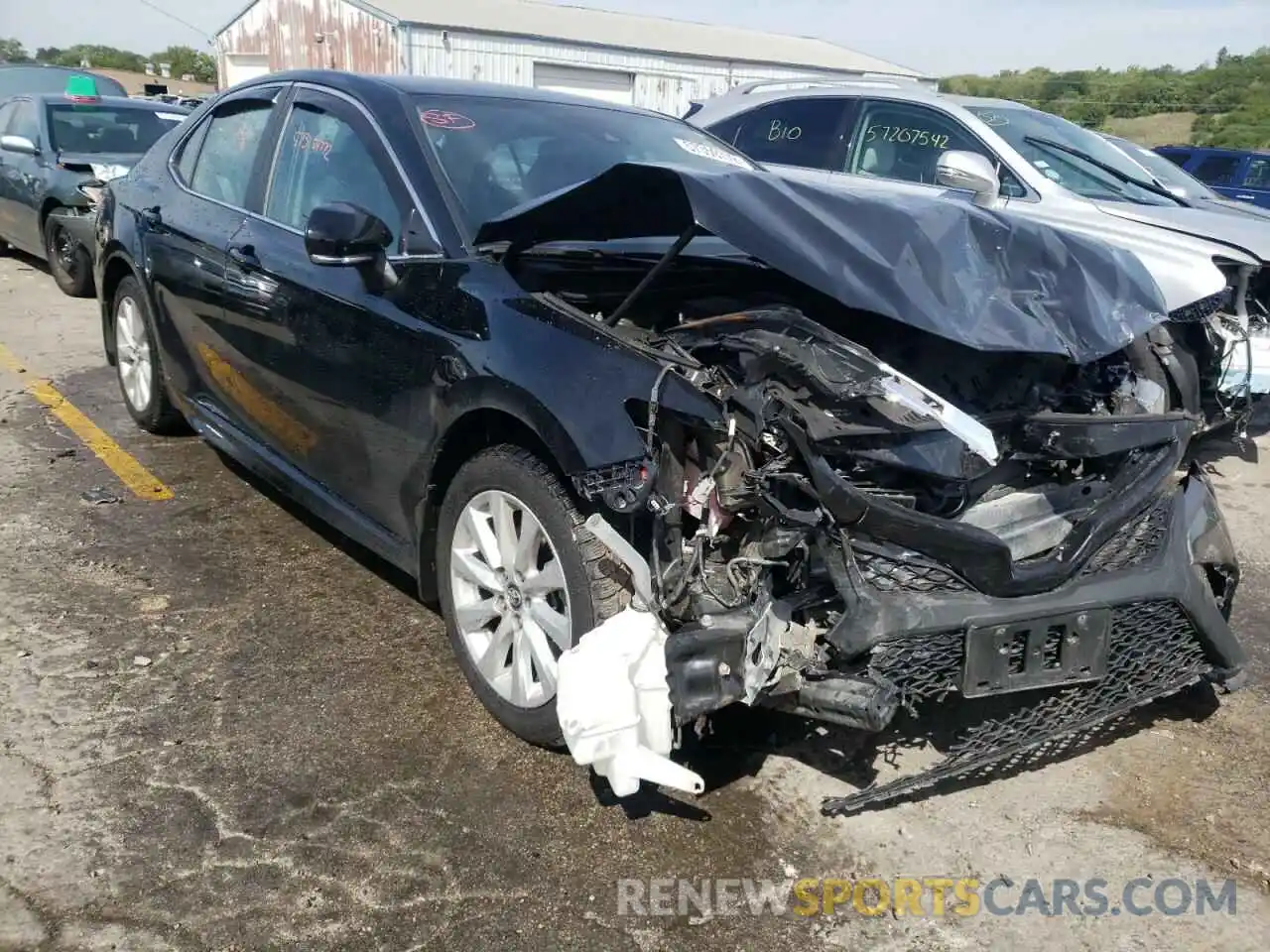 1 Photograph of a damaged car 4T1B11HK8KU764946 TOYOTA CAMRY 2019