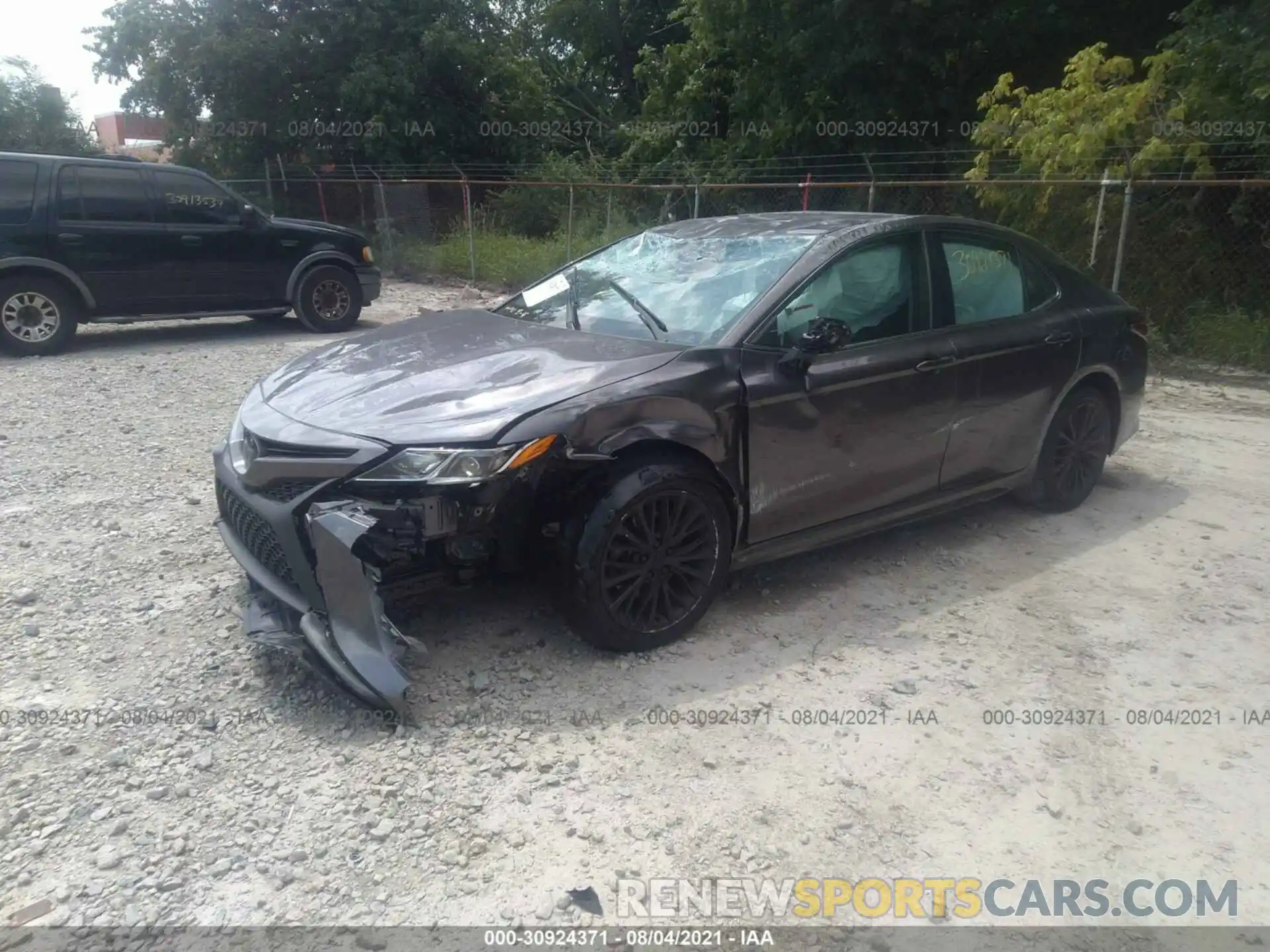 2 Photograph of a damaged car 4T1B11HK8KU767524 TOYOTA CAMRY 2019