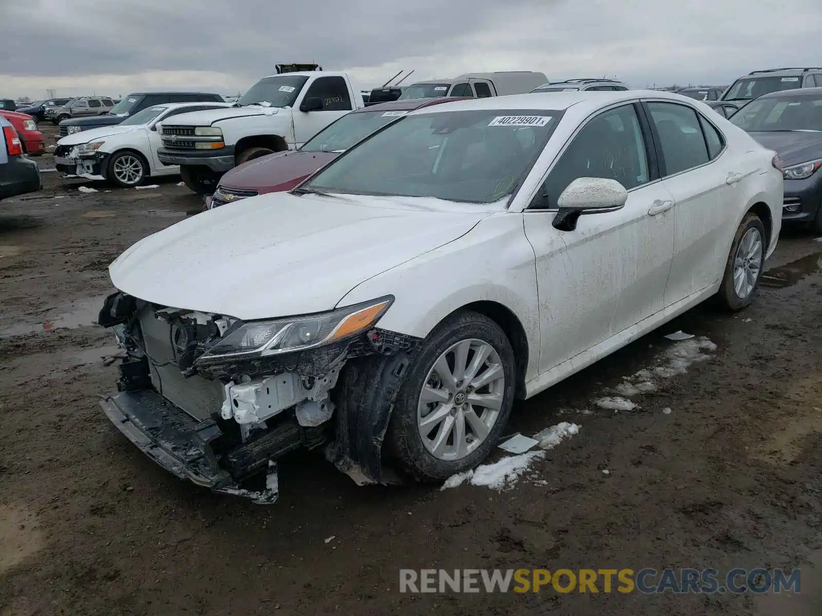 2 Photograph of a damaged car 4T1B11HK8KU768057 TOYOTA CAMRY 2019