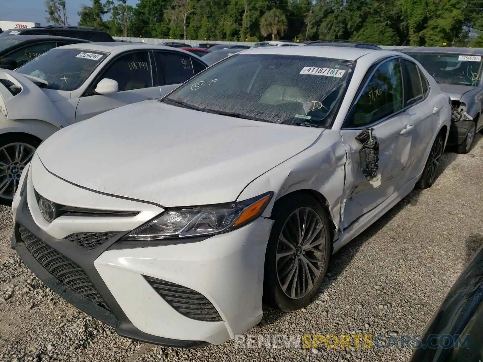 2 Photograph of a damaged car 4T1B11HK8KU769936 TOYOTA CAMRY 2019