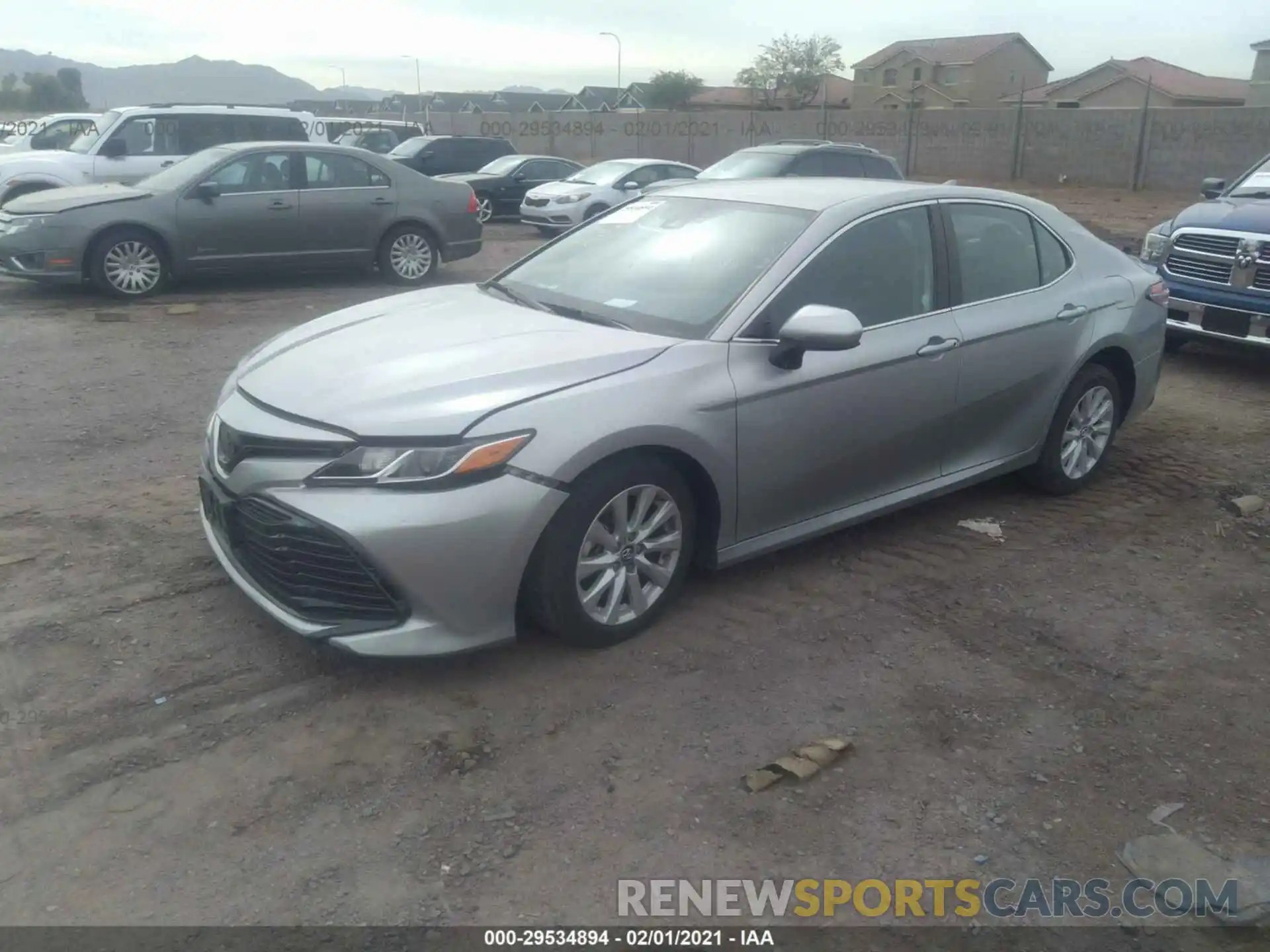 2 Photograph of a damaged car 4T1B11HK8KU770486 TOYOTA CAMRY 2019