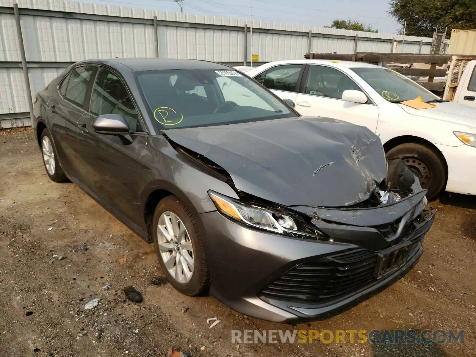 1 Photograph of a damaged car 4T1B11HK8KU771637 TOYOTA CAMRY 2019