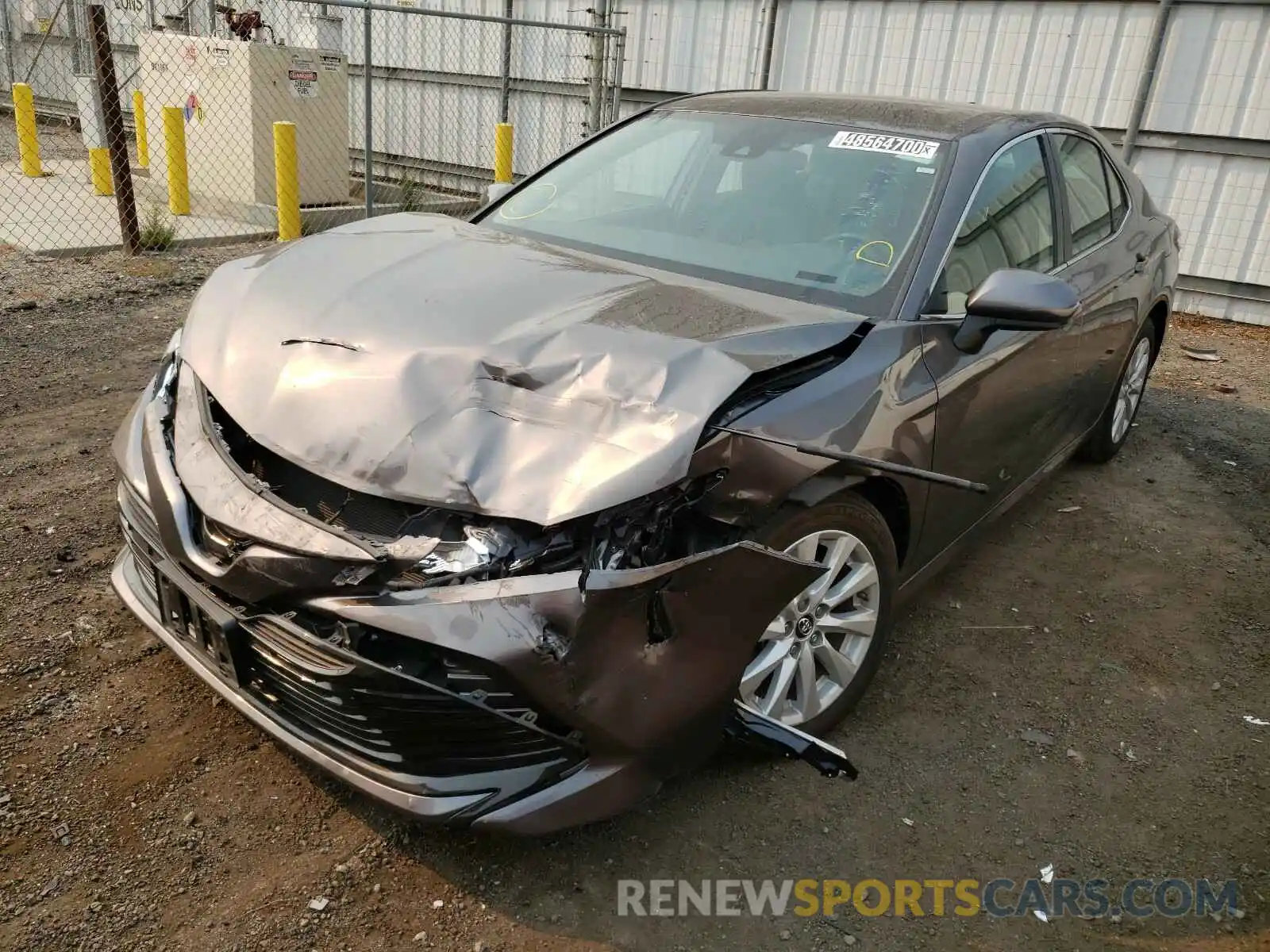 2 Photograph of a damaged car 4T1B11HK8KU771637 TOYOTA CAMRY 2019