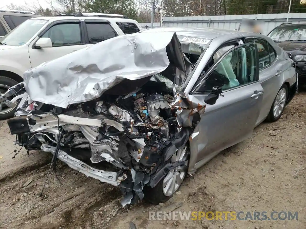 2 Photograph of a damaged car 4T1B11HK8KU772464 TOYOTA CAMRY 2019