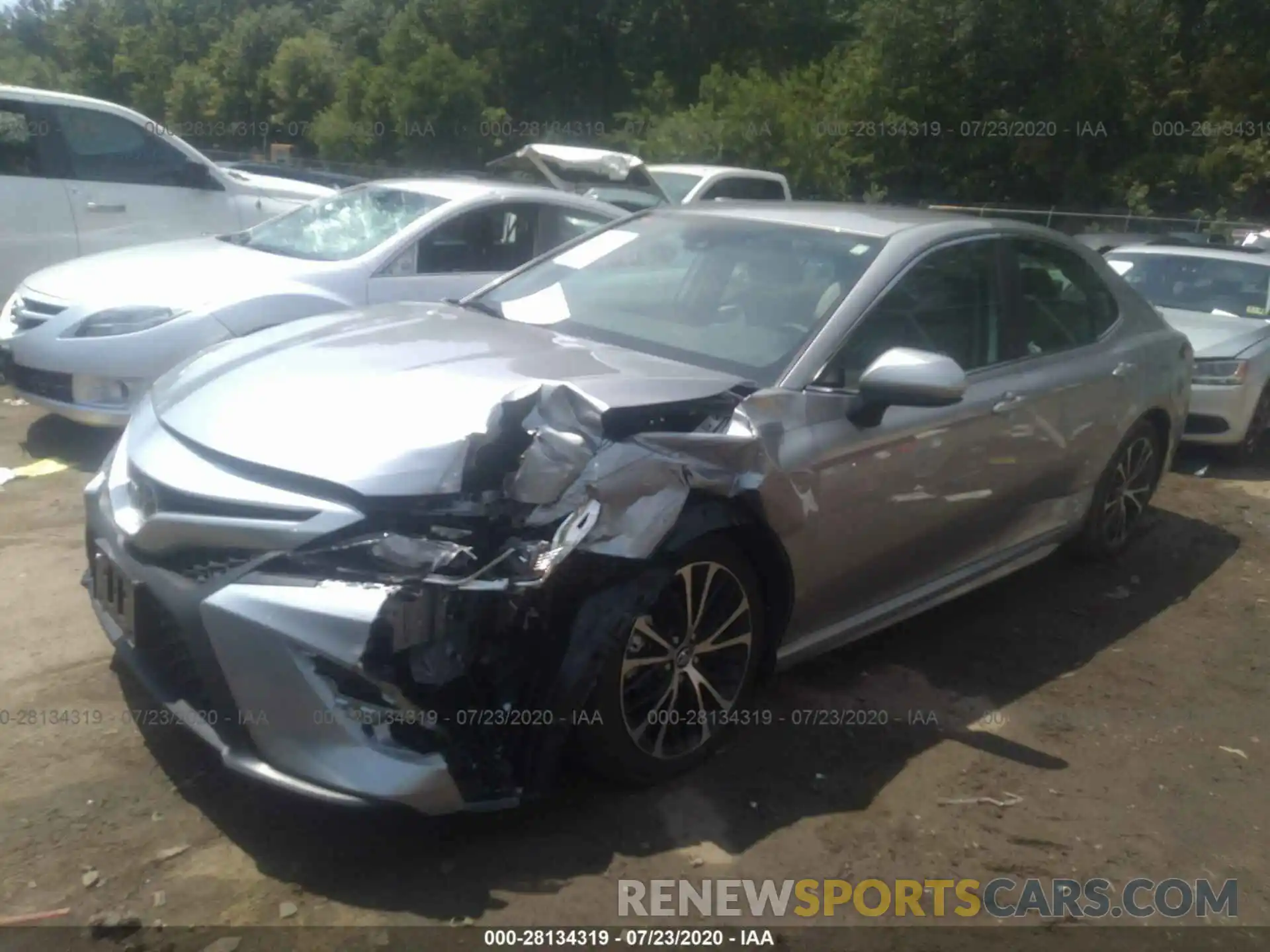 2 Photograph of a damaged car 4T1B11HK8KU773288 TOYOTA CAMRY 2019