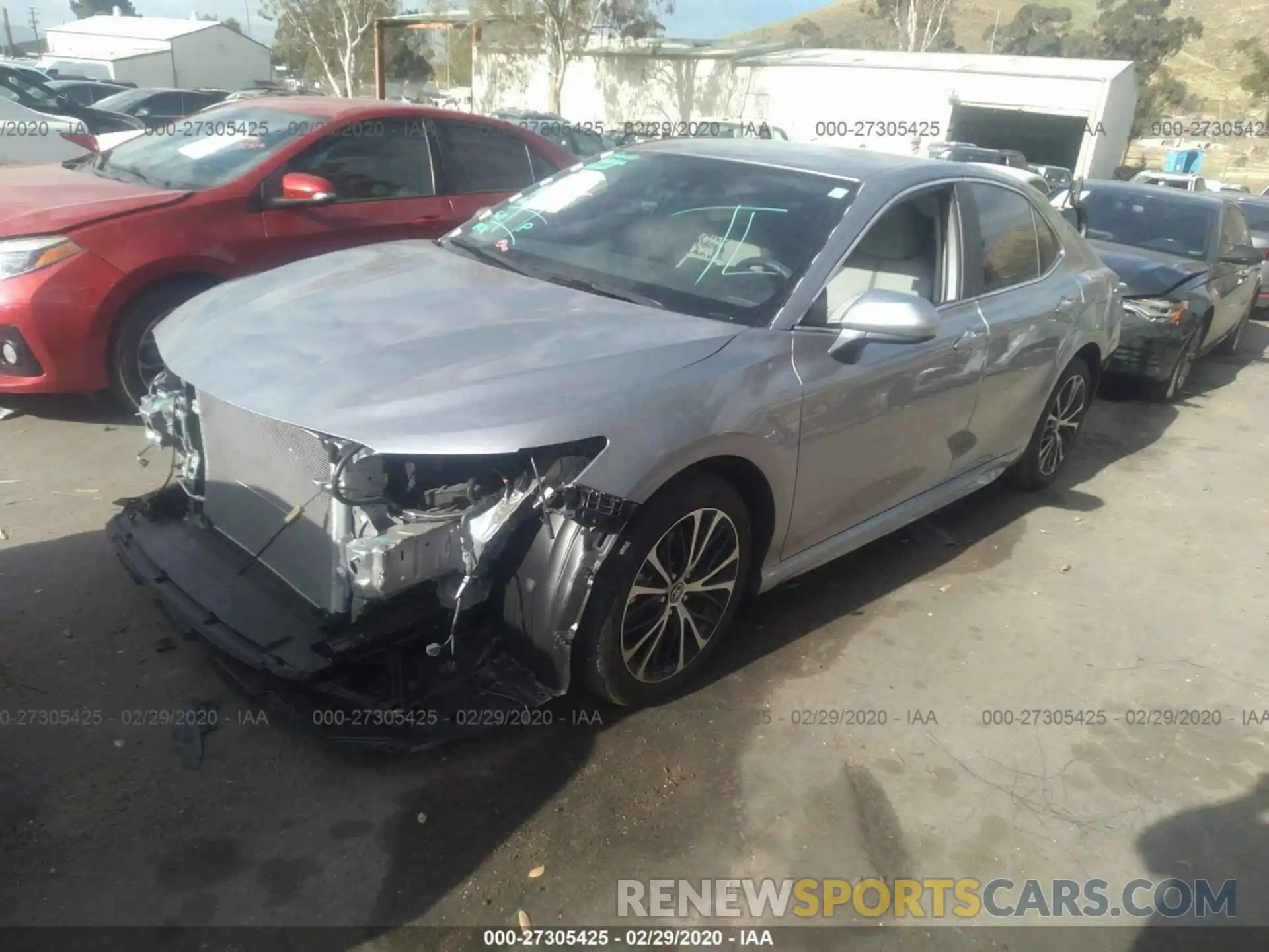 2 Photograph of a damaged car 4T1B11HK8KU773663 TOYOTA CAMRY 2019