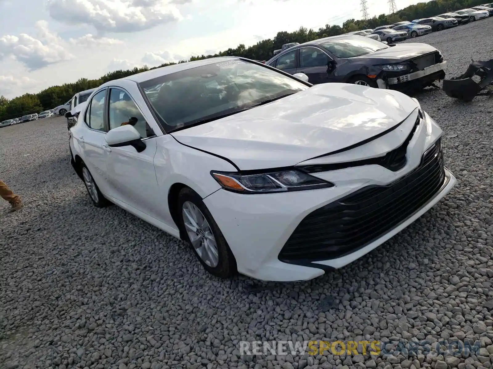 1 Photograph of a damaged car 4T1B11HK8KU774392 TOYOTA CAMRY 2019