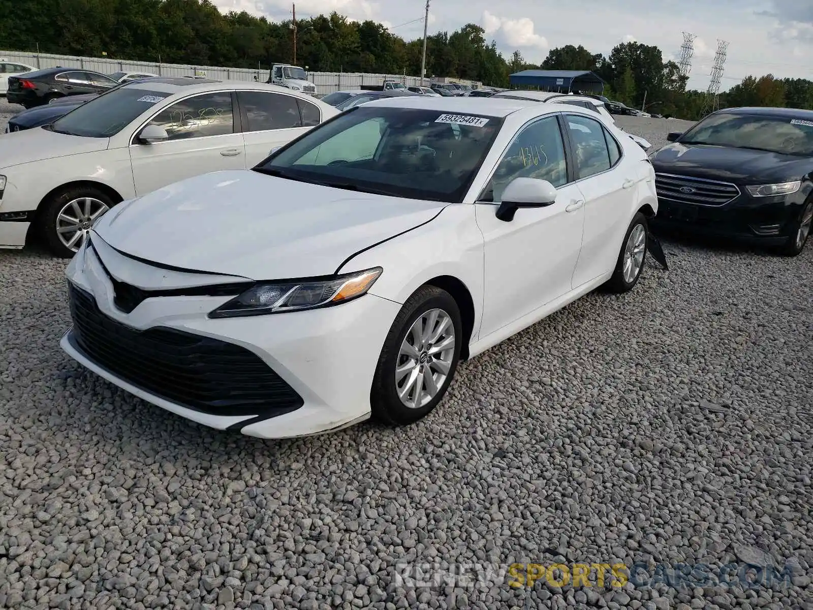 2 Photograph of a damaged car 4T1B11HK8KU774392 TOYOTA CAMRY 2019