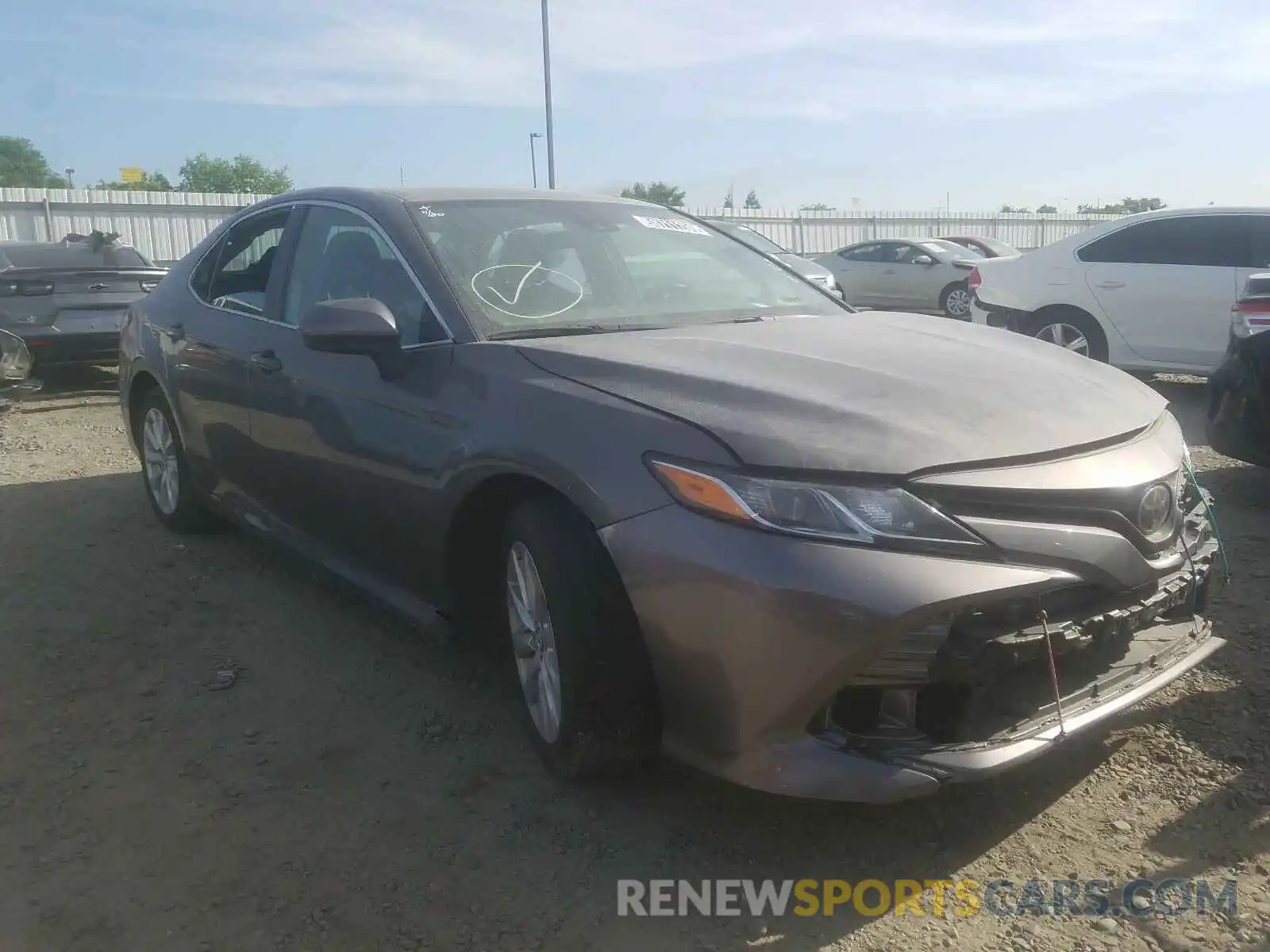 1 Photograph of a damaged car 4T1B11HK8KU775171 TOYOTA CAMRY 2019