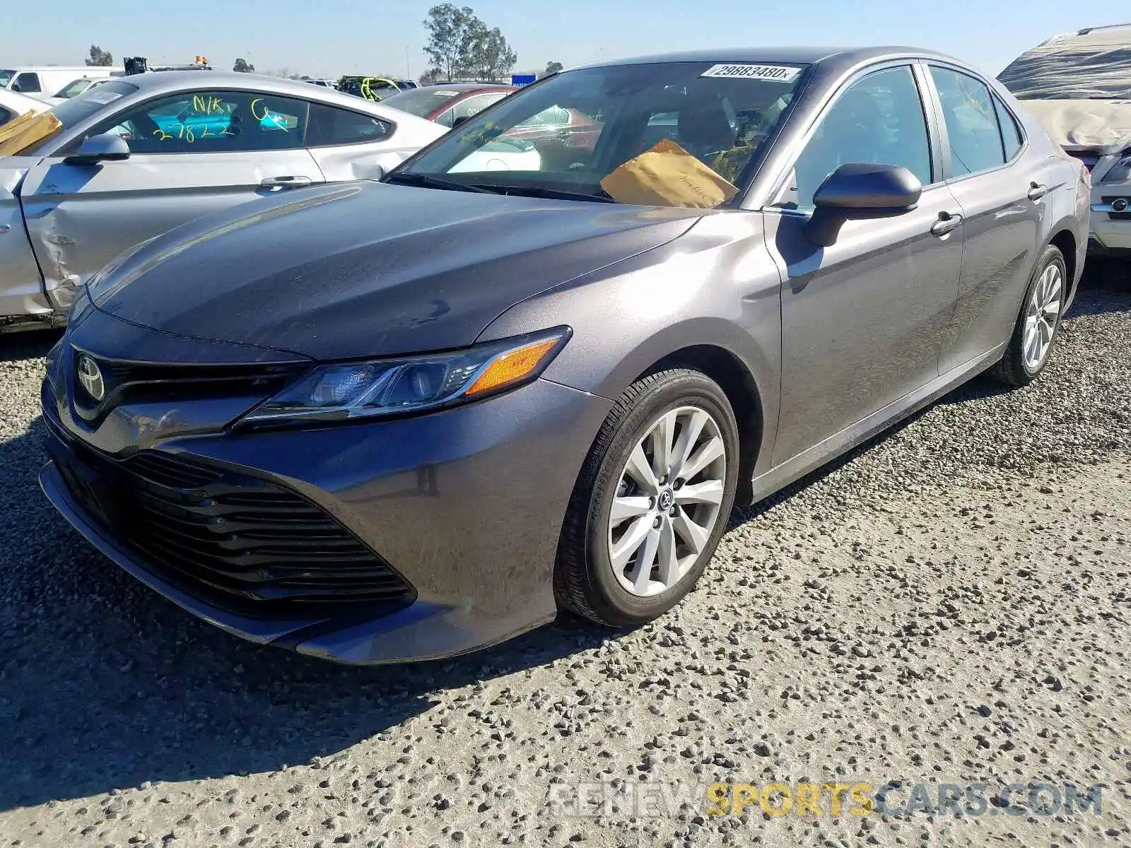 2 Photograph of a damaged car 4T1B11HK8KU775963 TOYOTA CAMRY 2019