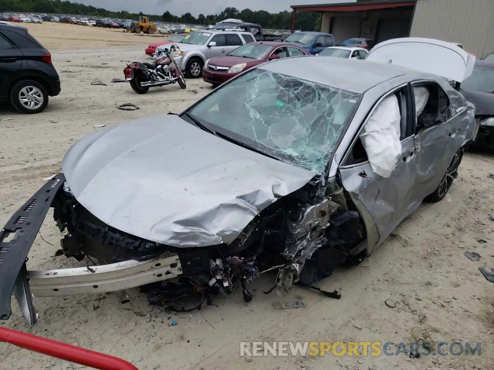 2 Photograph of a damaged car 4T1B11HK8KU778894 TOYOTA CAMRY 2019