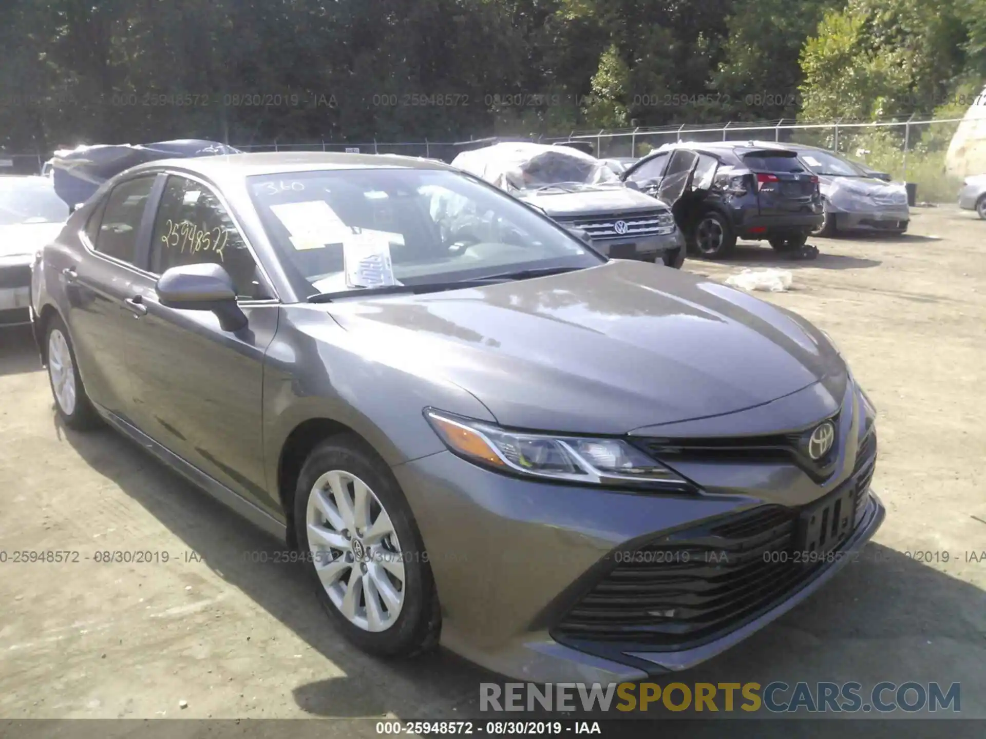 1 Photograph of a damaged car 4T1B11HK8KU780872 TOYOTA CAMRY 2019