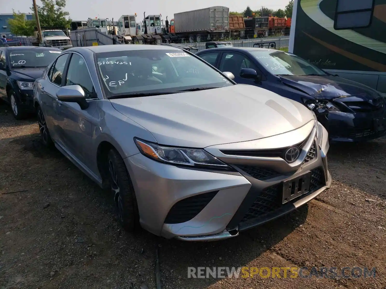 1 Photograph of a damaged car 4T1B11HK8KU781245 TOYOTA CAMRY 2019