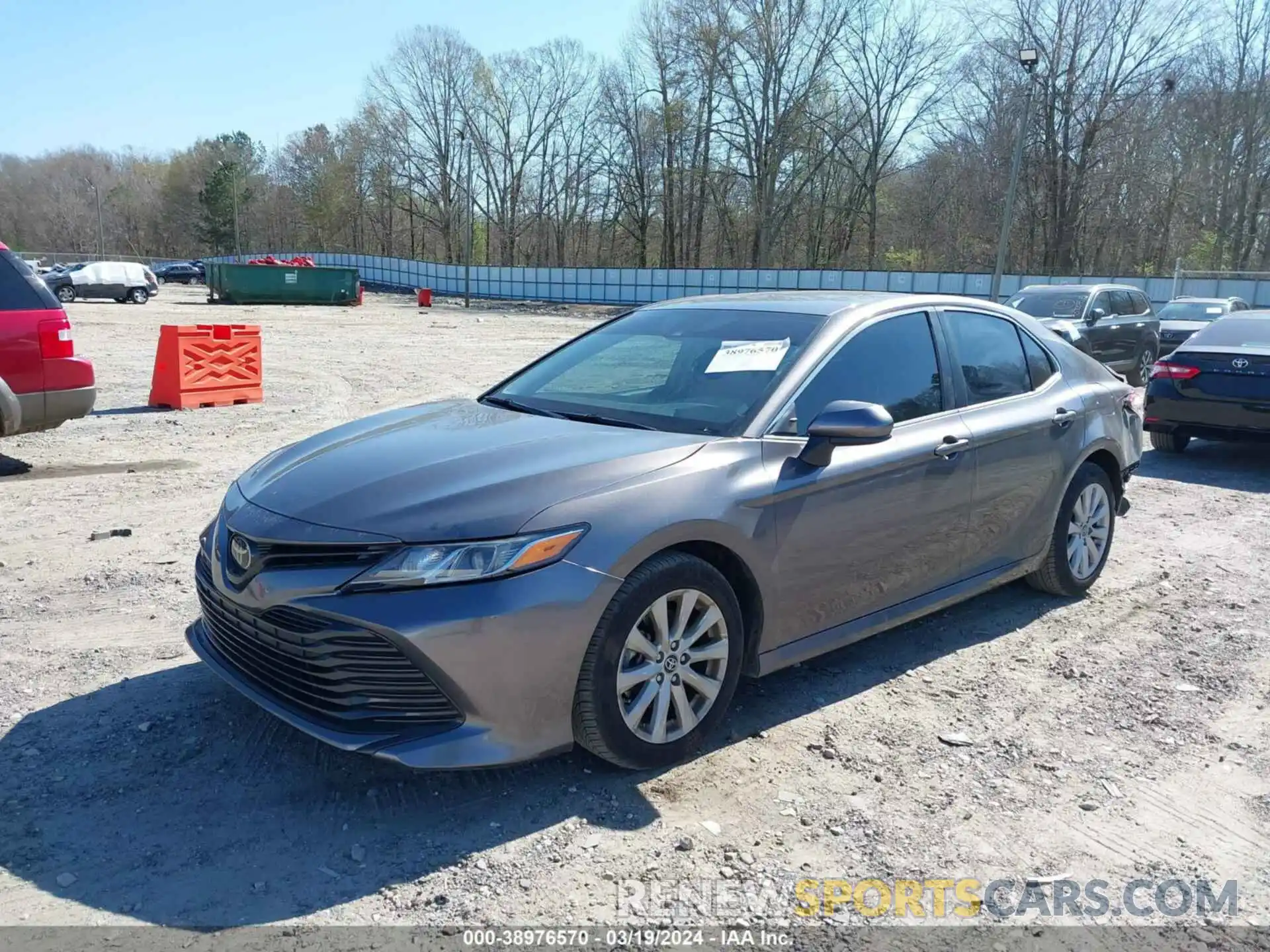 2 Photograph of a damaged car 4T1B11HK8KU782508 TOYOTA CAMRY 2019