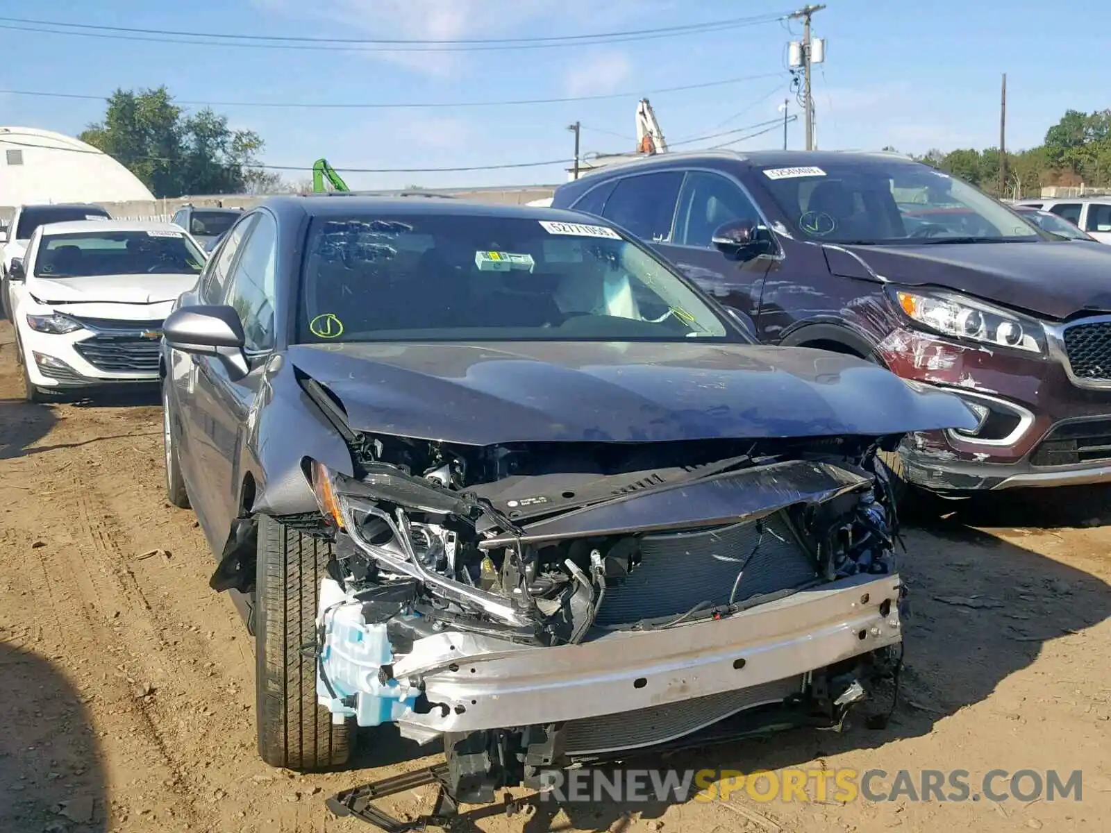 1 Photograph of a damaged car 4T1B11HK8KU786218 TOYOTA CAMRY 2019